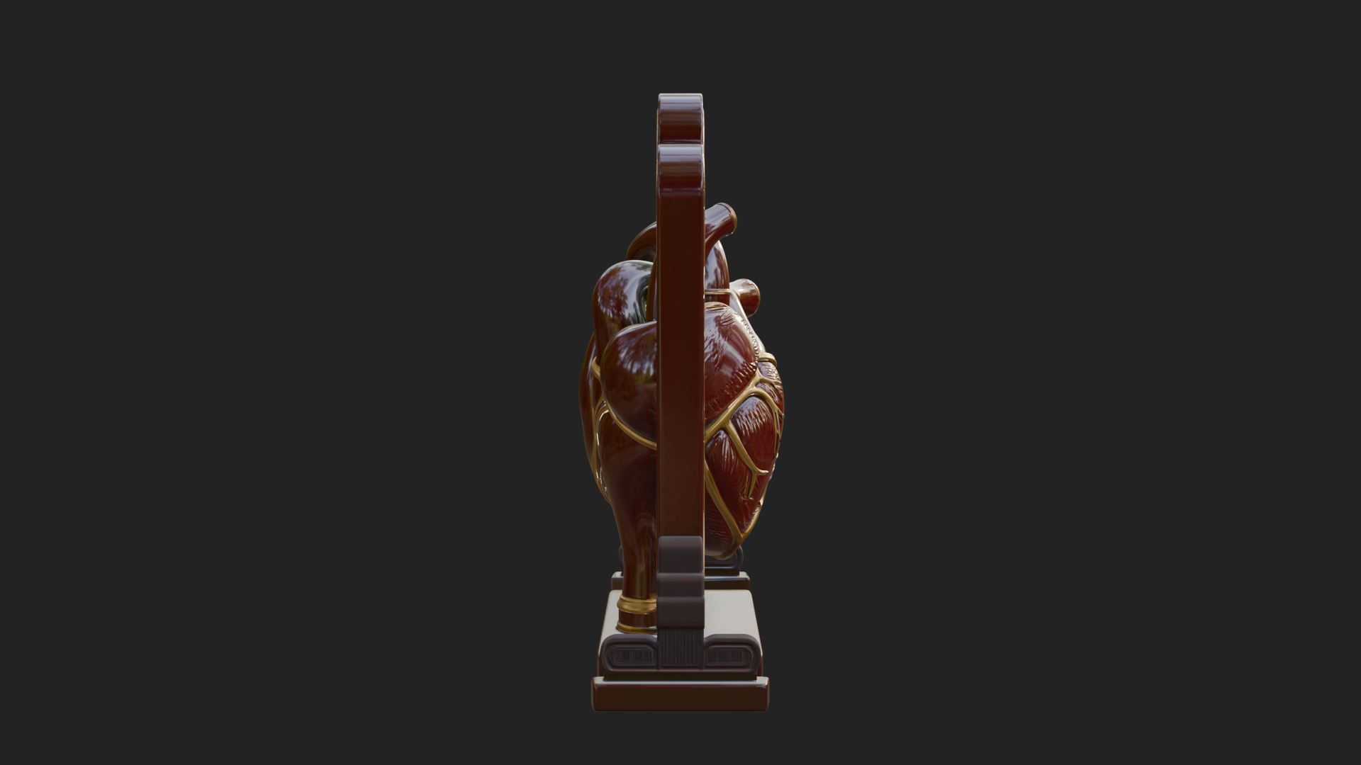 Anatomical Human Heart Model Design 24 3D Print Model 3D Model