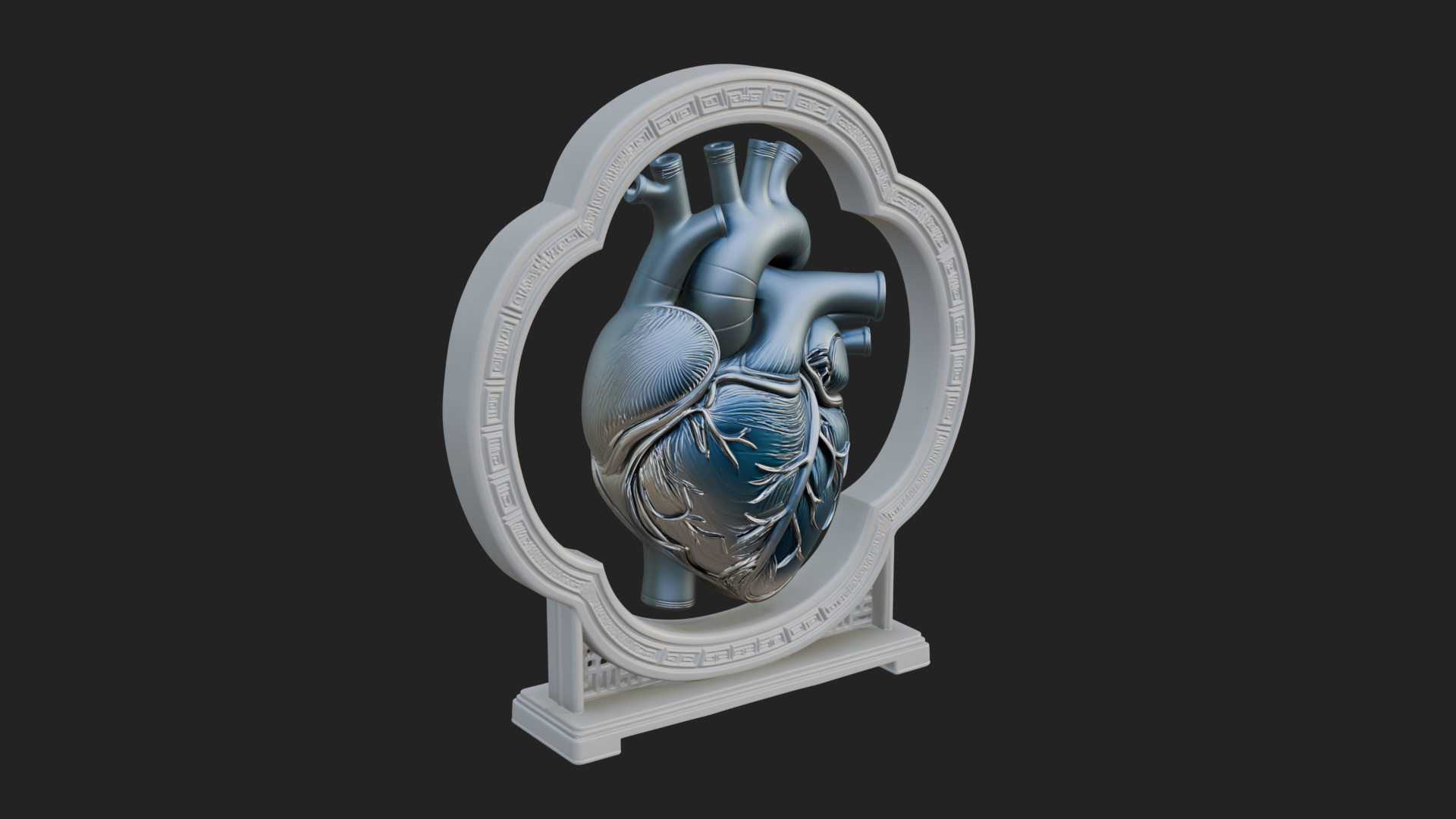 Anatomical Human Heart Model Design 27 3D Print Model 3D Model