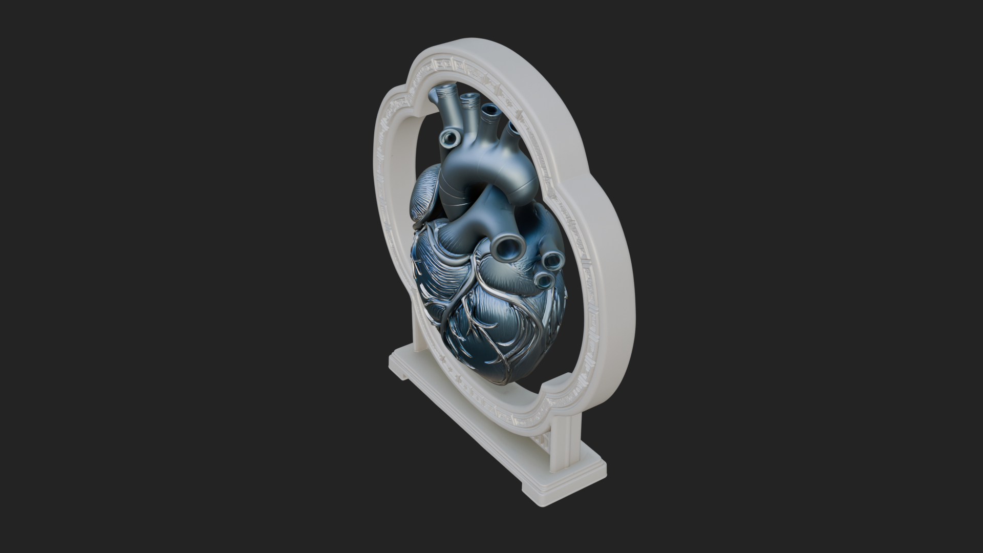 Anatomical Human Heart Model Design 27 3D Print Model 3D Model