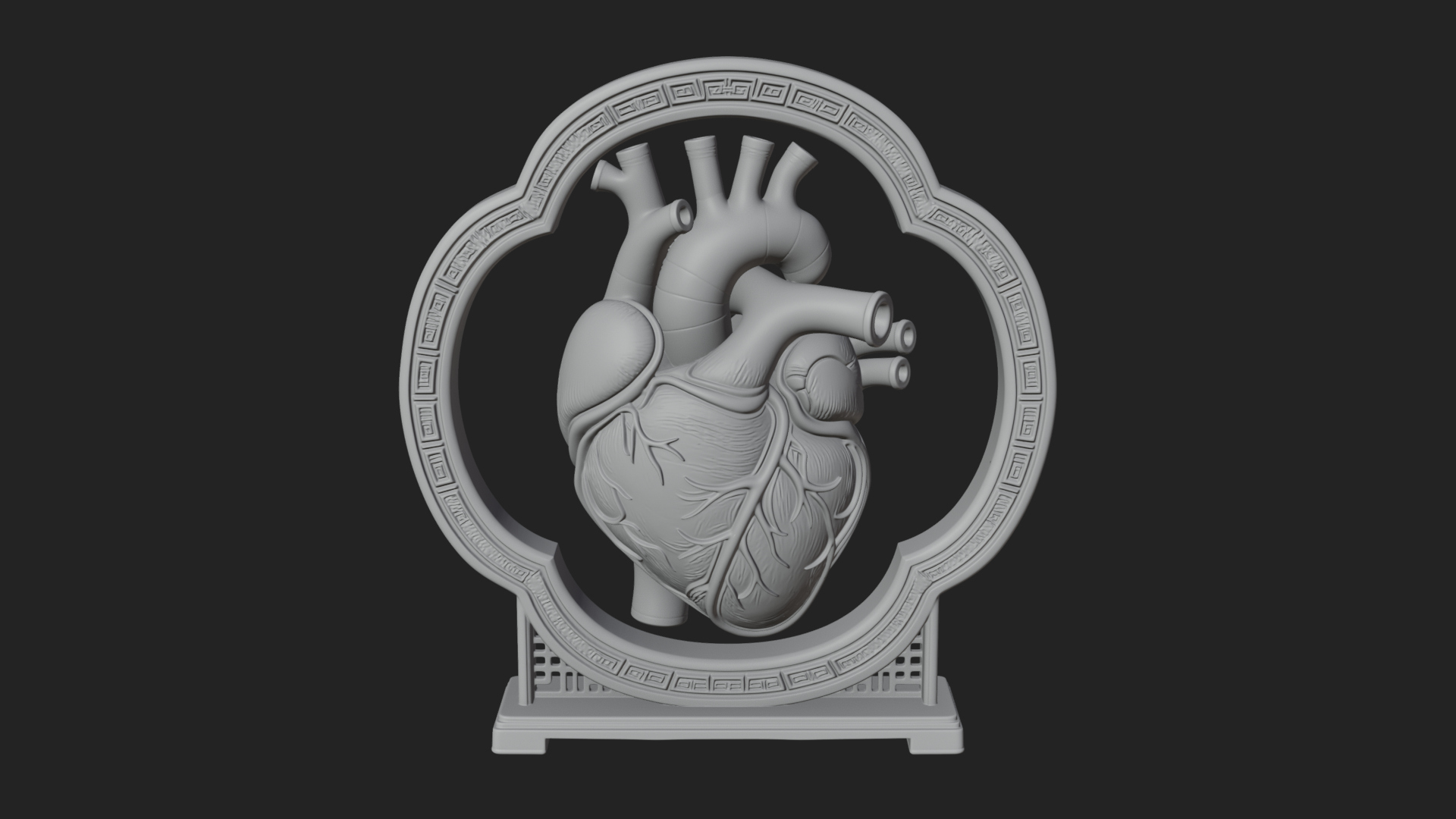 Anatomical Human Heart Model Design 27 3D Print Model 3D Model