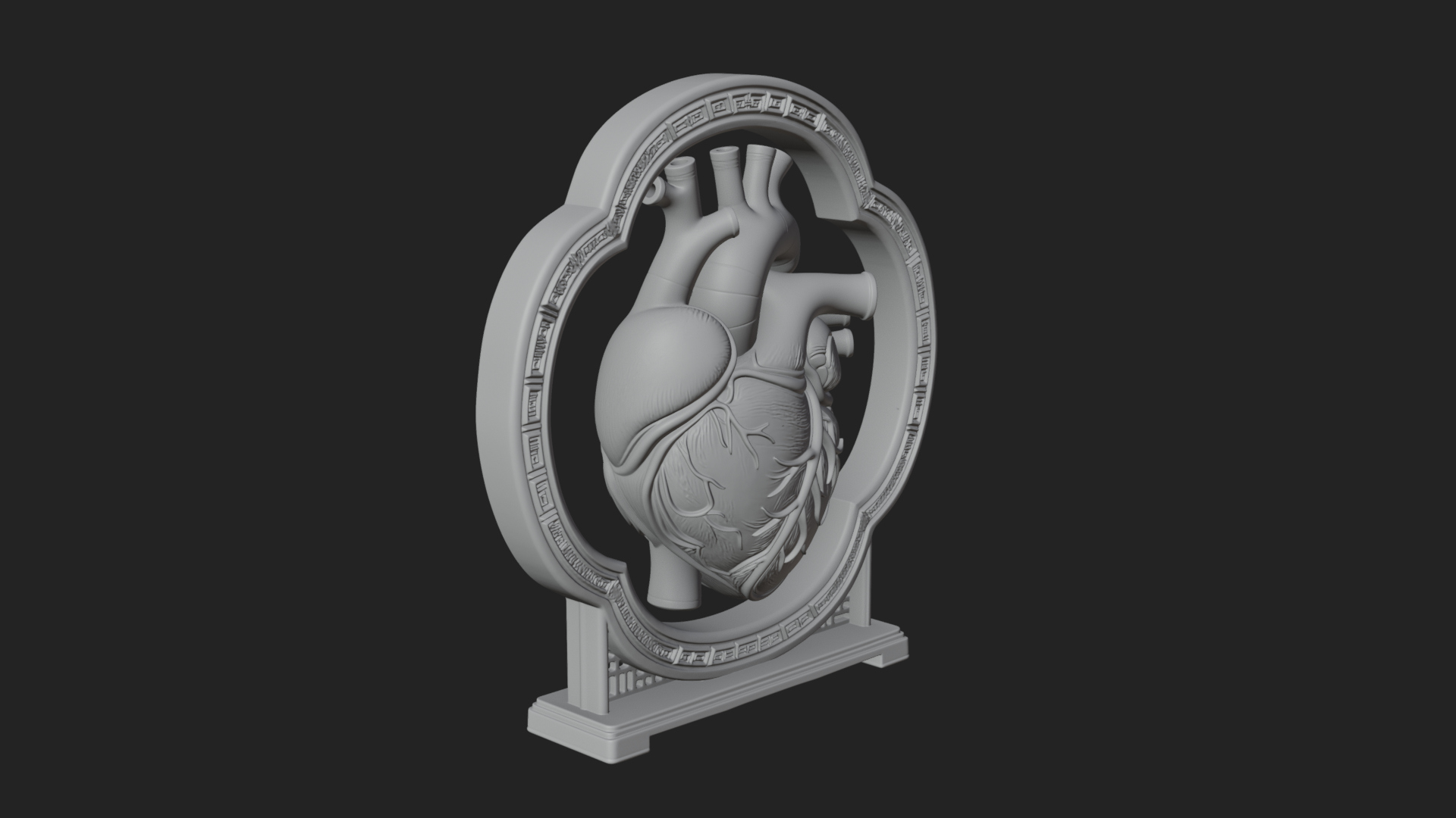 Anatomical Human Heart Model Design 27 3D Print Model 3D Model