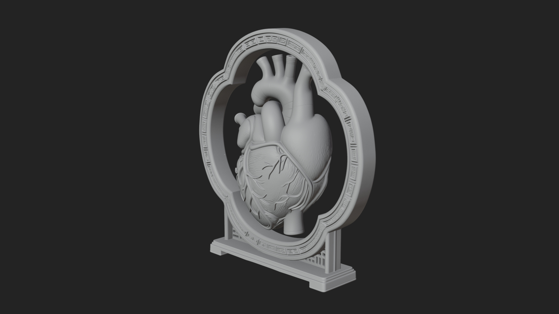 Anatomical Human Heart Model Design 27 3D Print Model 3D Model