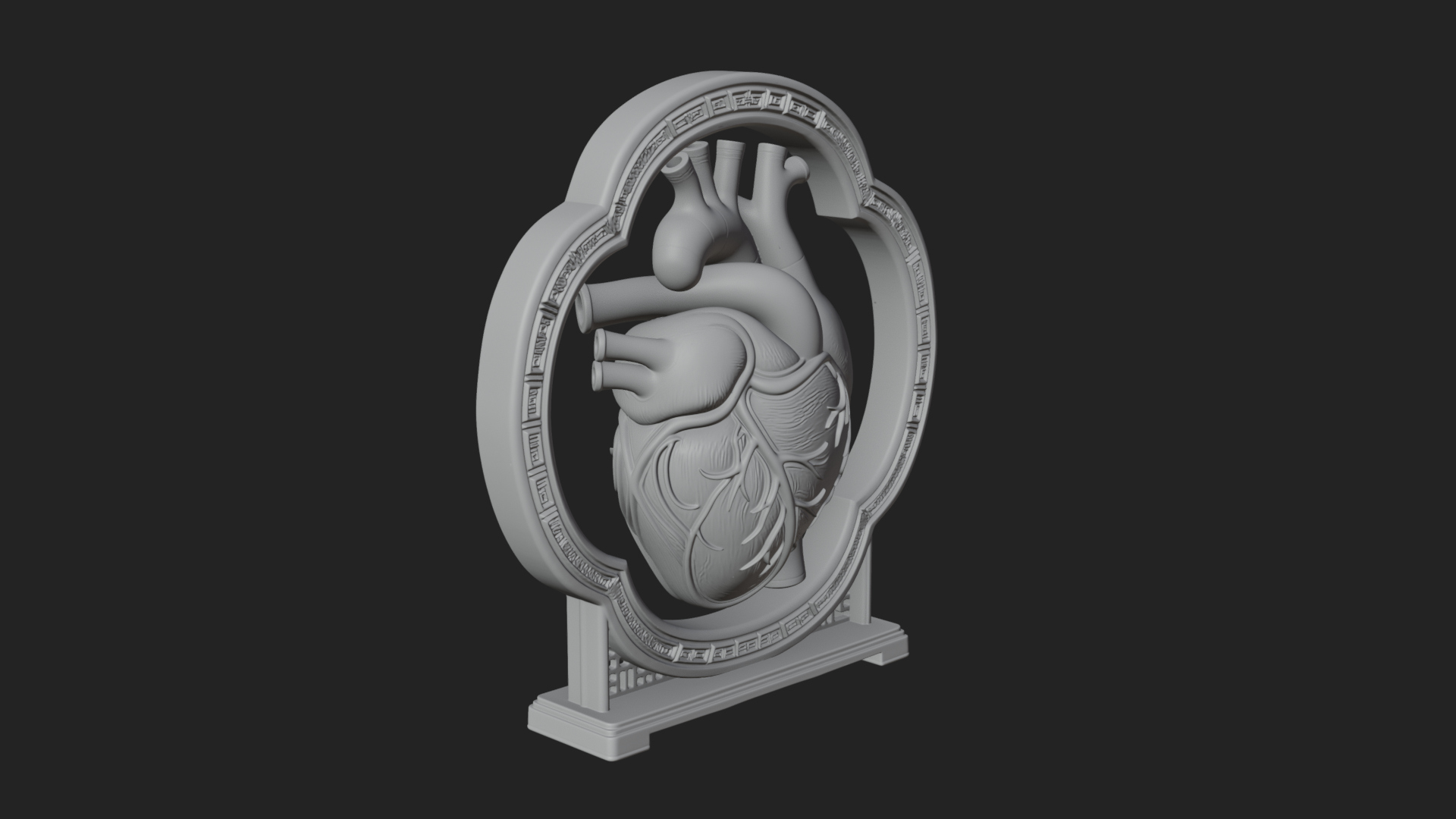 Anatomical Human Heart Model Design 27 3D Print Model 3D Model