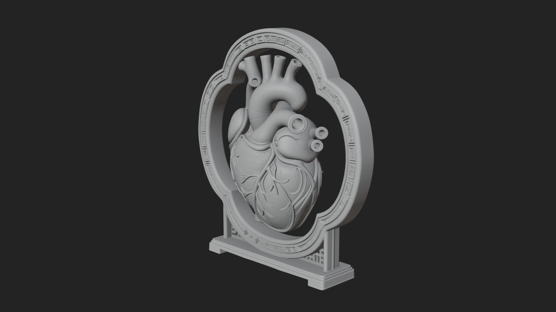 Anatomical Human Heart Model Design 27 3D Print Model 3D Model
