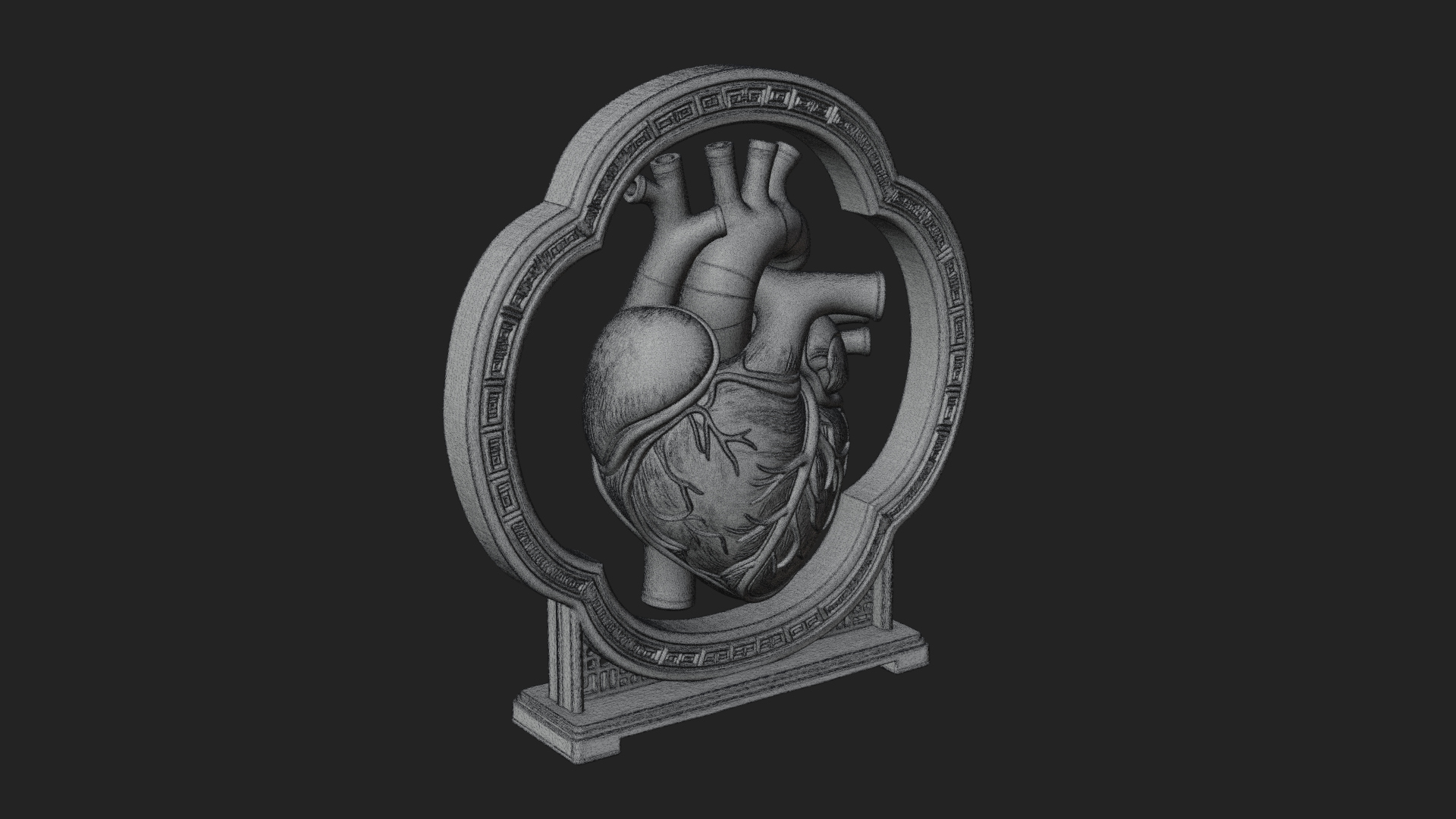 Anatomical Human Heart Model Design 27 3D Print Model 3D Model