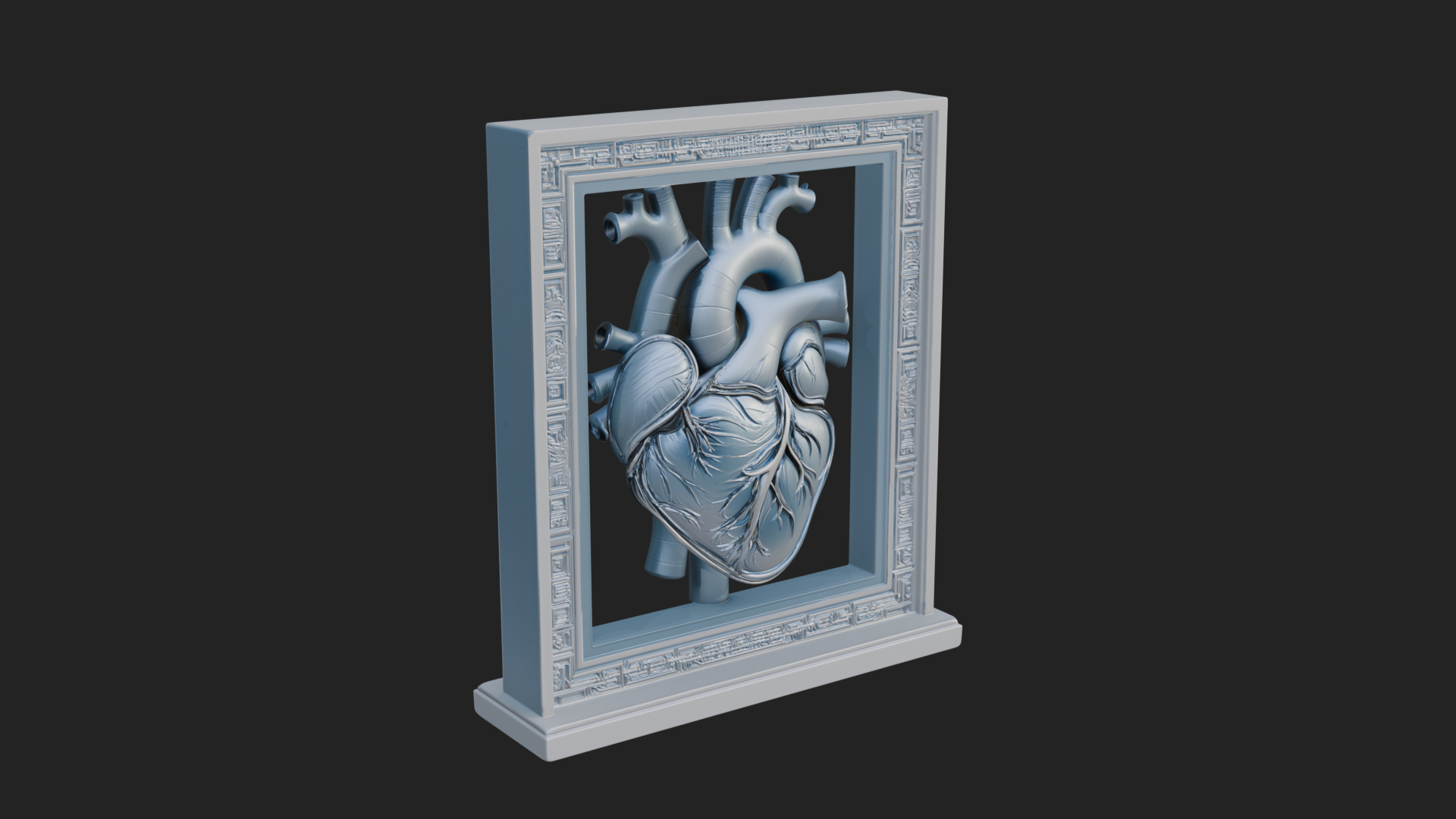 Anatomical Human Heart Model Design 28 3D Print Model 3D Model