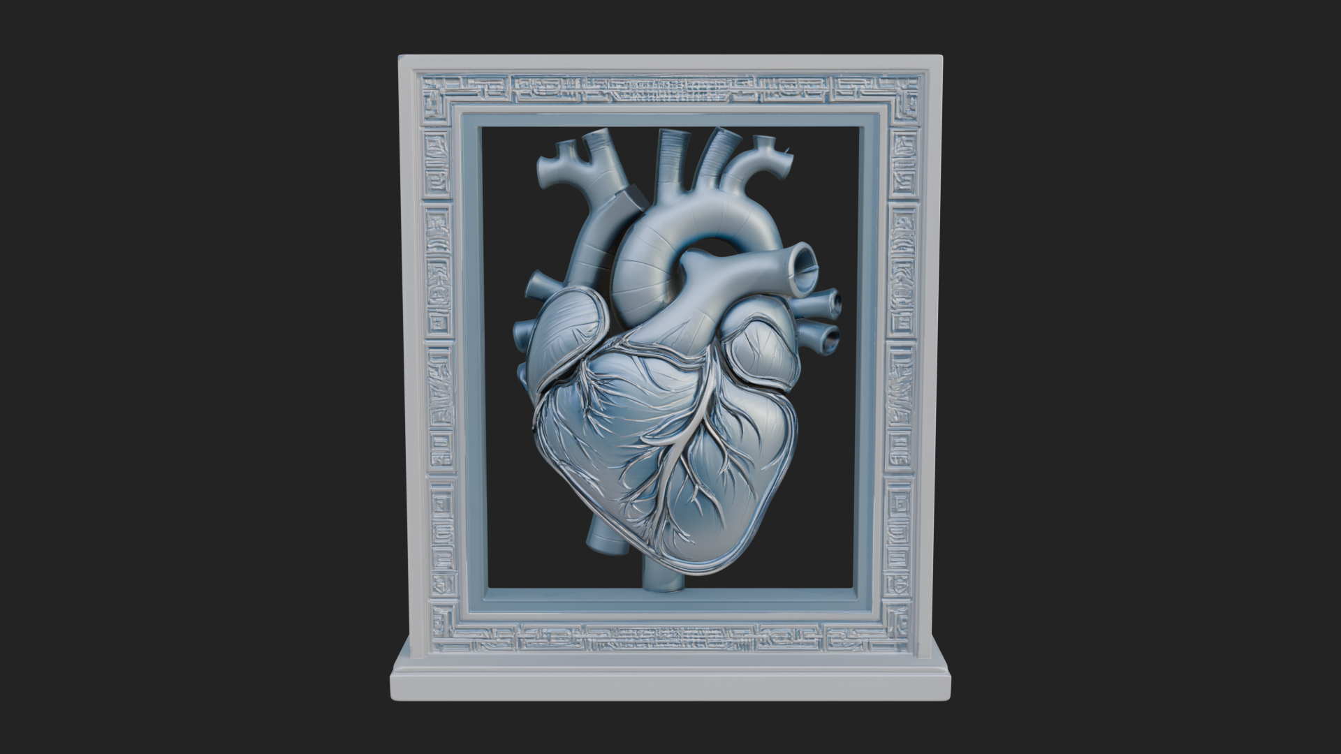 Anatomical Human Heart Model Design 28 3D Print Model 3D Model