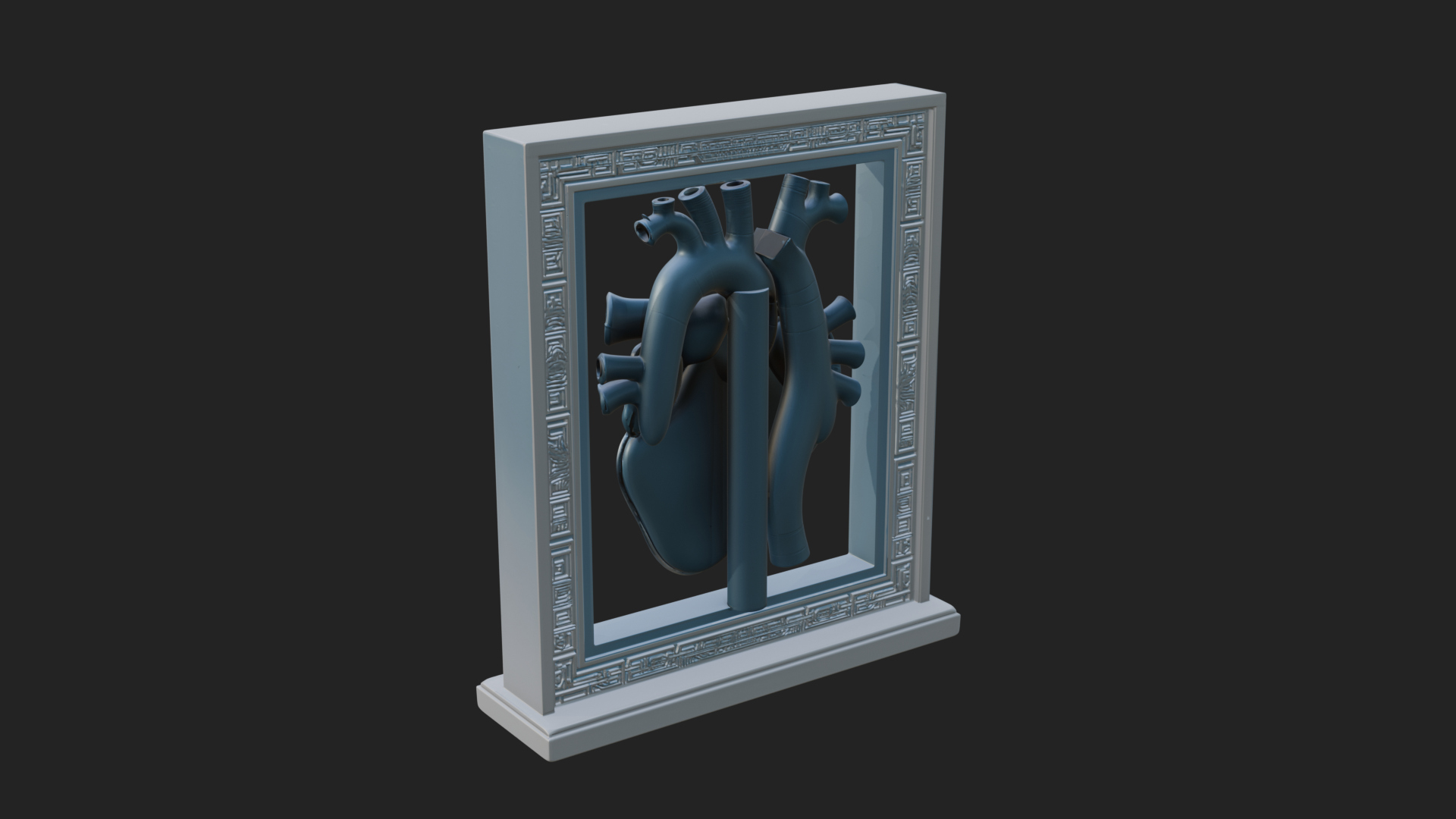 Anatomical Human Heart Model Design 28 3D Print Model 3D Model
