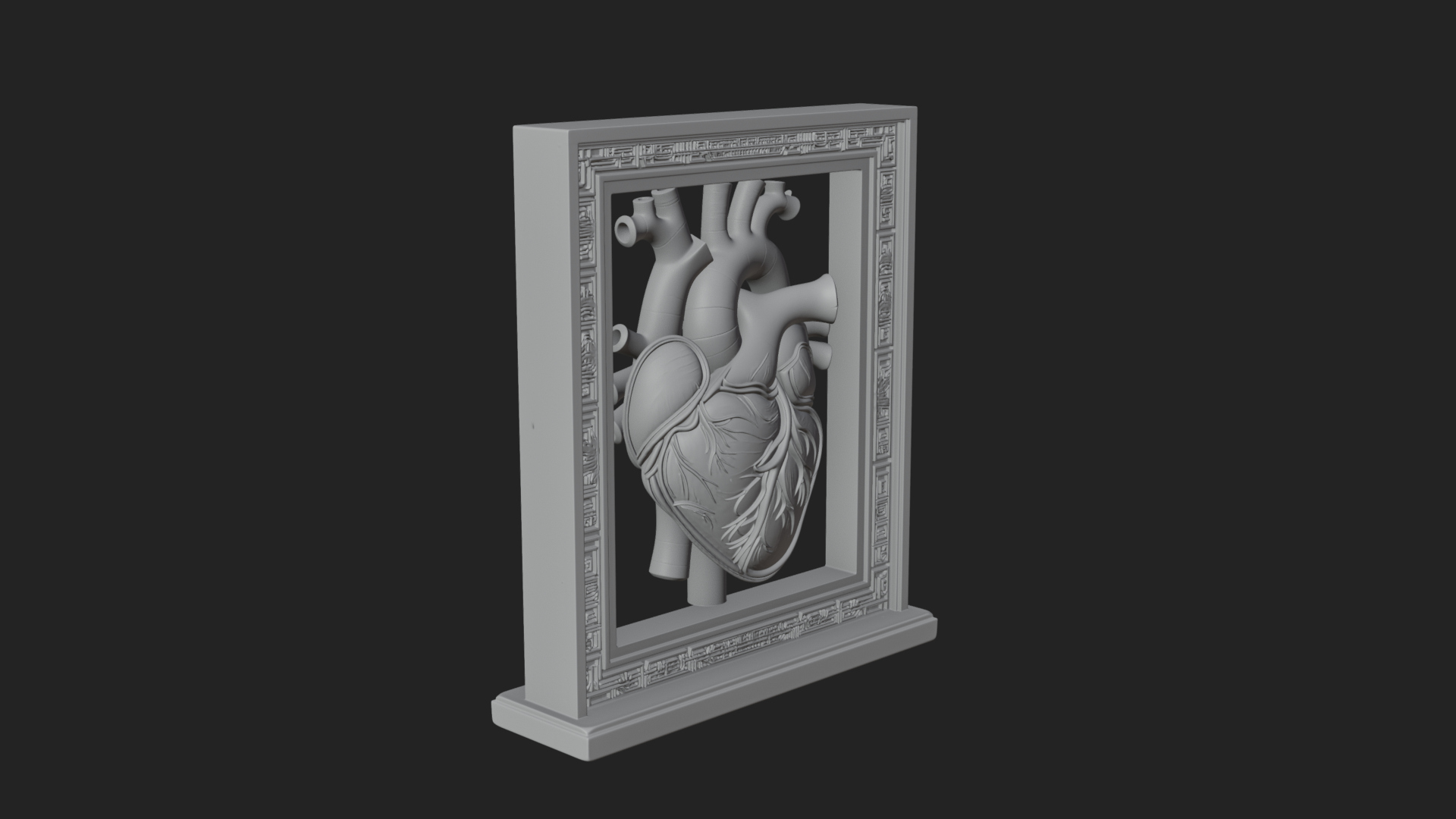 Anatomical Human Heart Model Design 28 3D Print Model 3D Model
