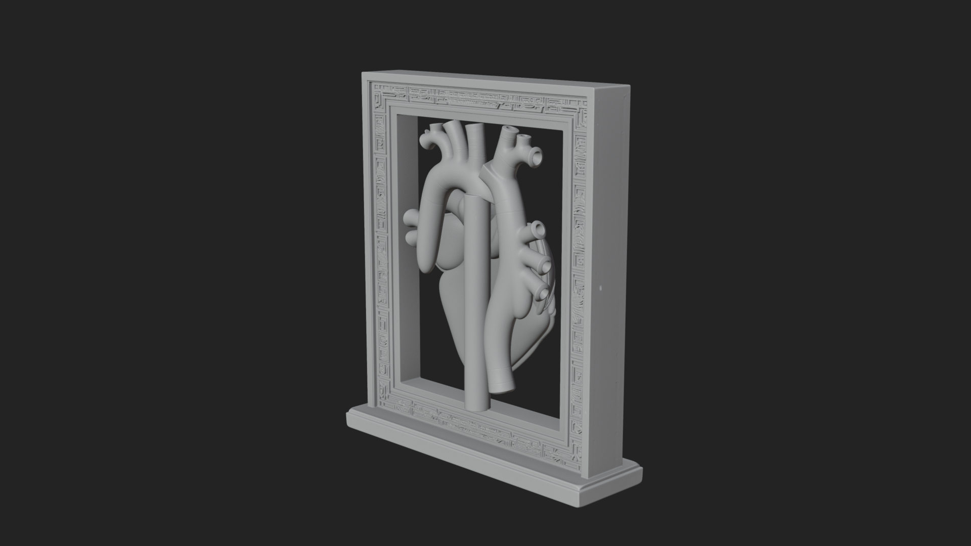Anatomical Human Heart Model Design 28 3D Print Model 3D Model
