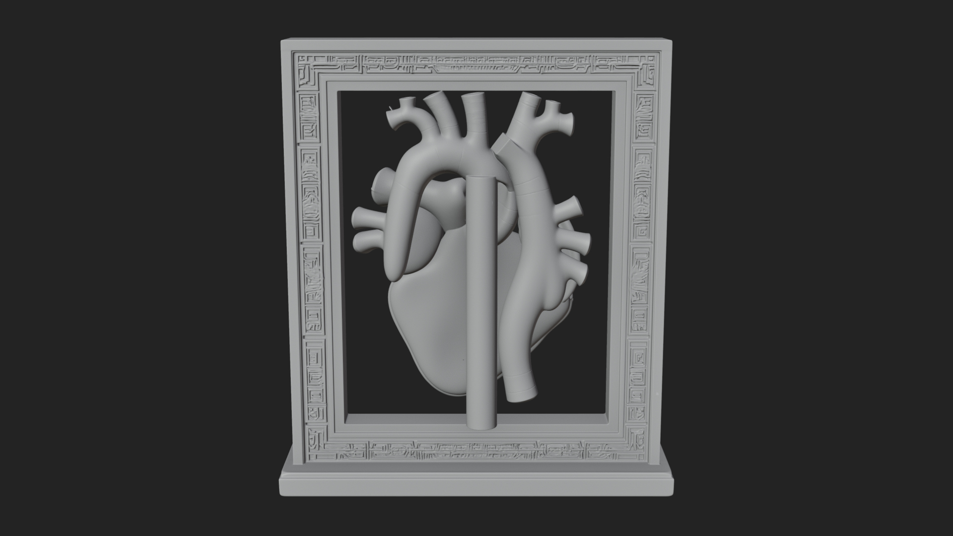 Anatomical Human Heart Model Design 28 3D Print Model 3D Model