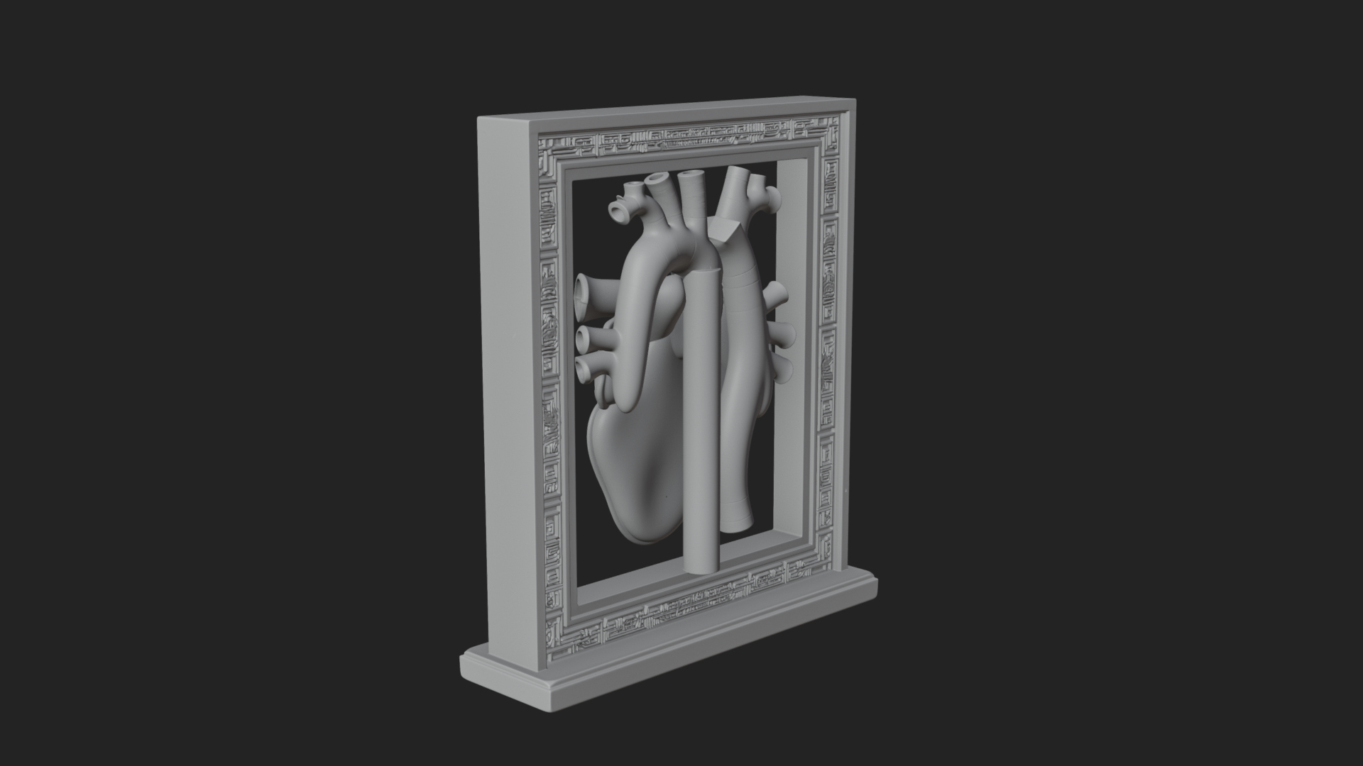 Anatomical Human Heart Model Design 28 3D Print Model 3D Model