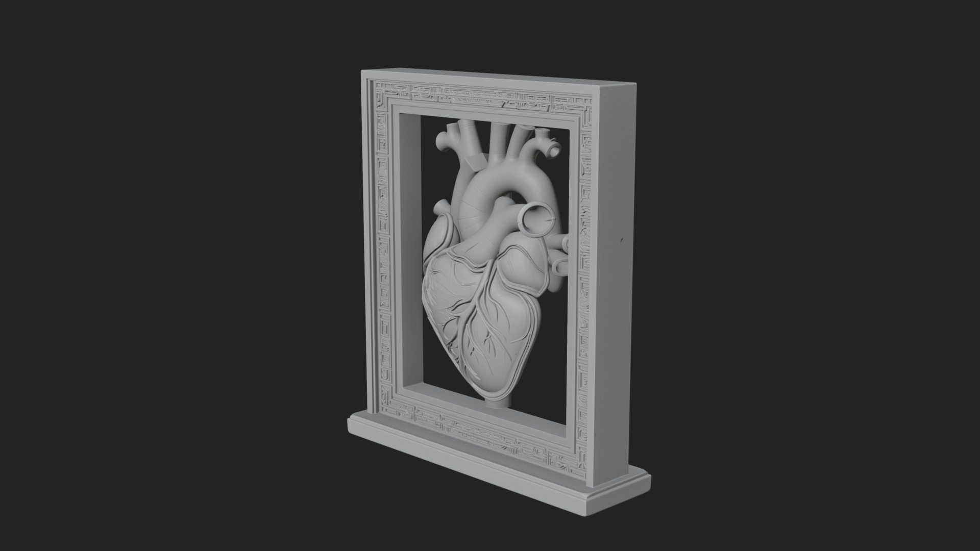 Anatomical Human Heart Model Design 28 3D Print Model 3D Model