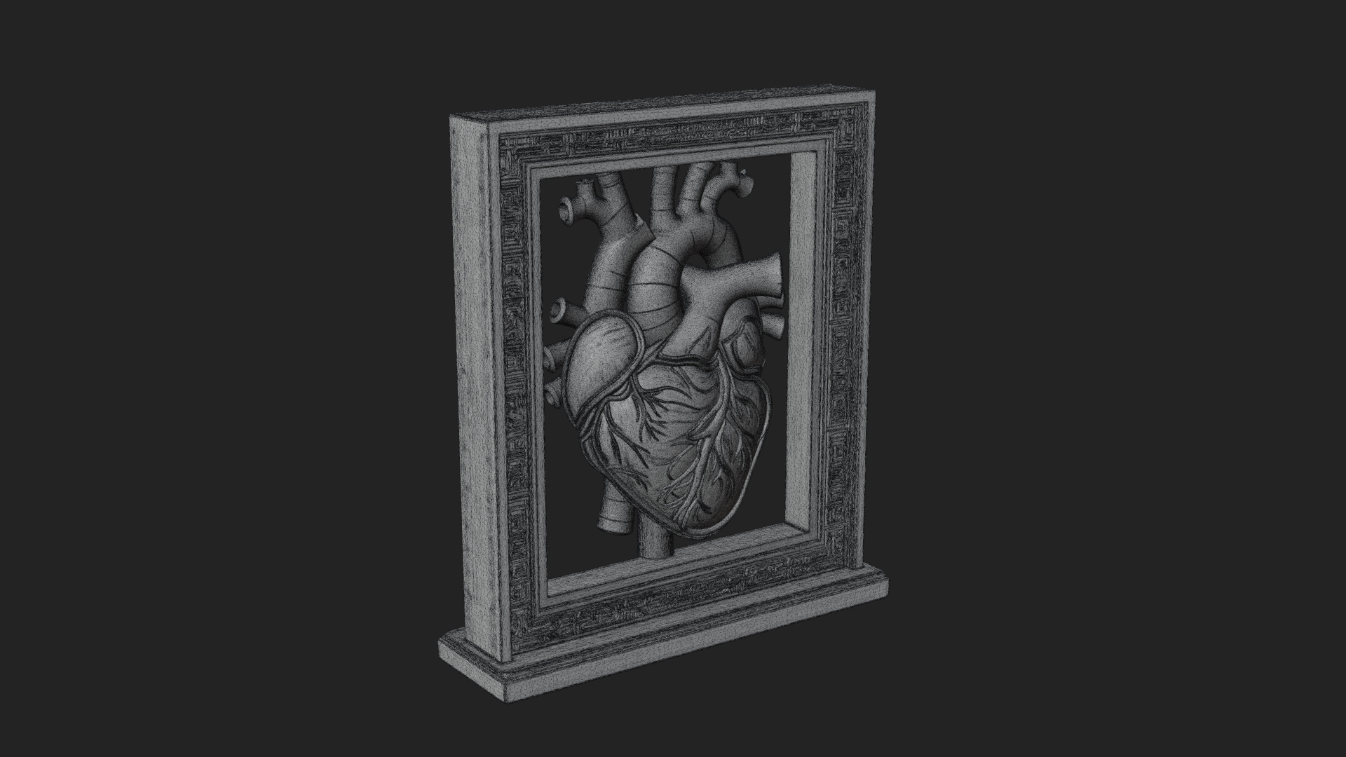 Anatomical Human Heart Model Design 28 3D Print Model 3D Model