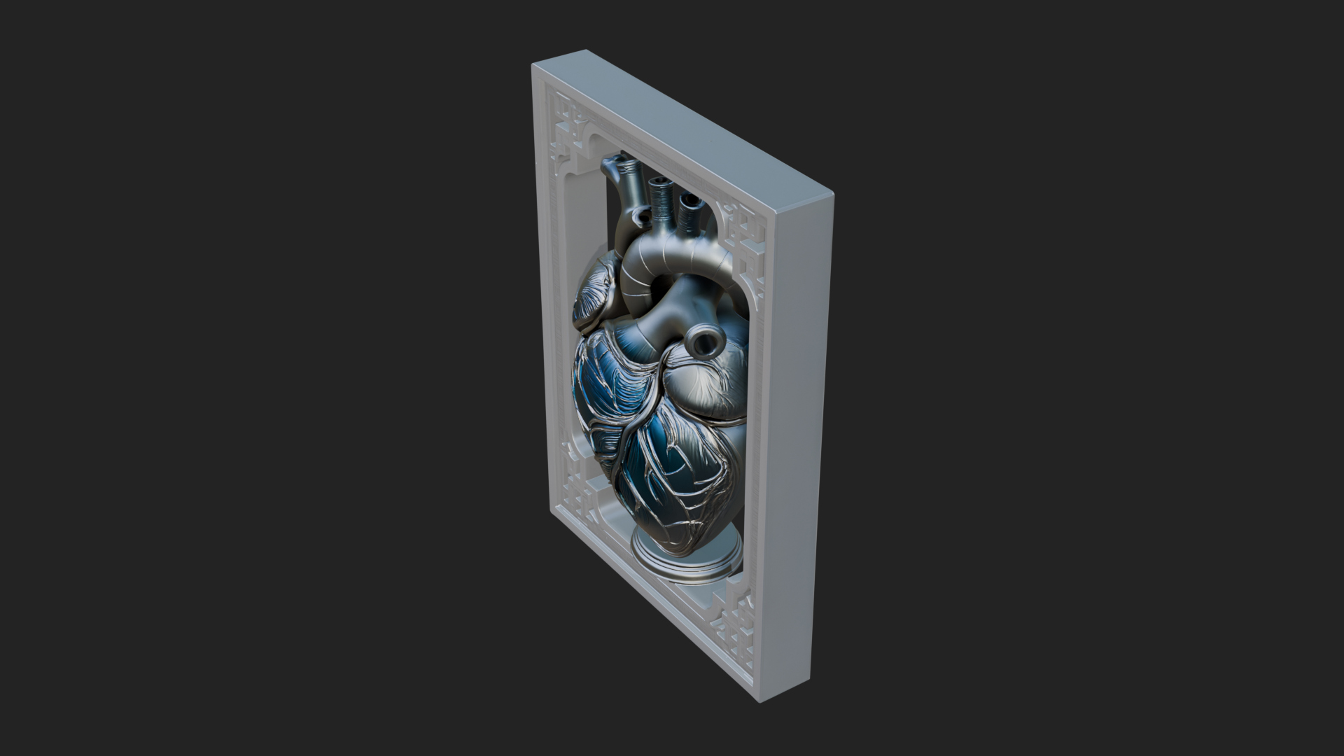 Anatomical Human Heart Model Design 29 3D Print Model 3D Model
