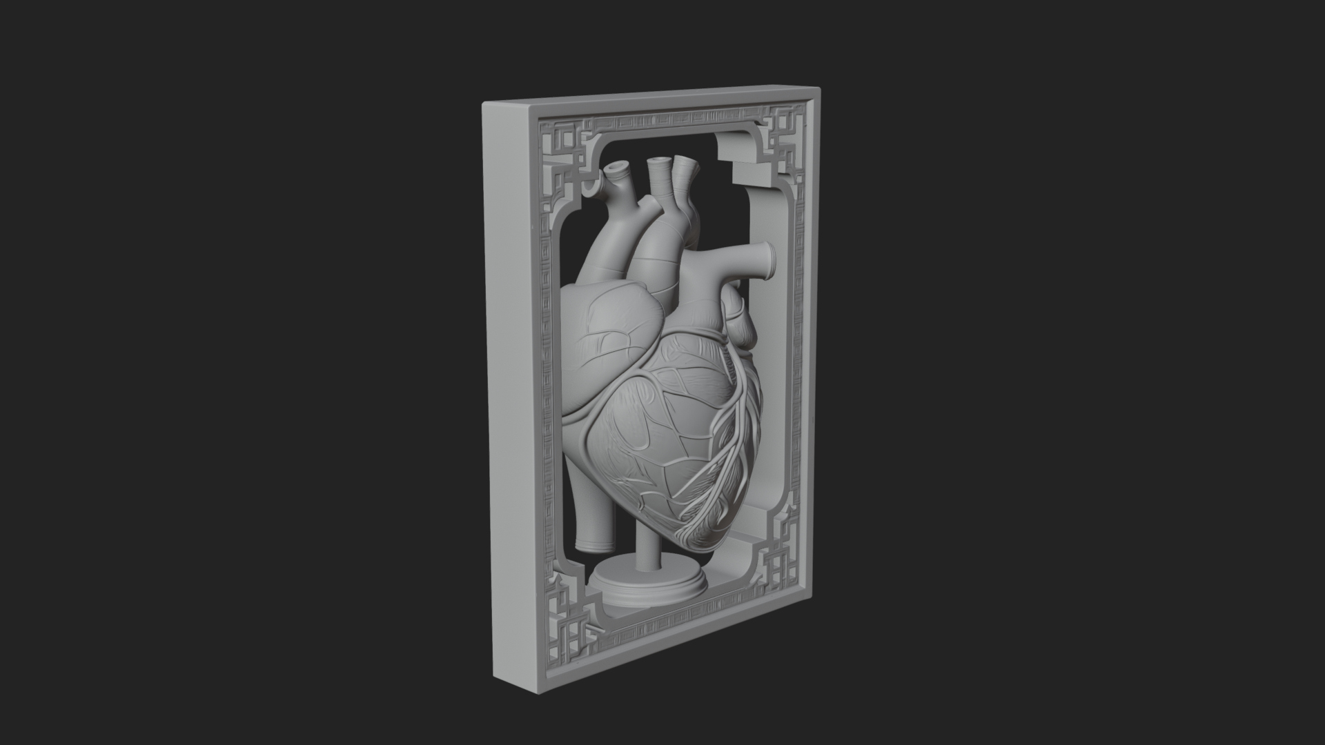 Anatomical Human Heart Model Design 29 3D Print Model 3D Model