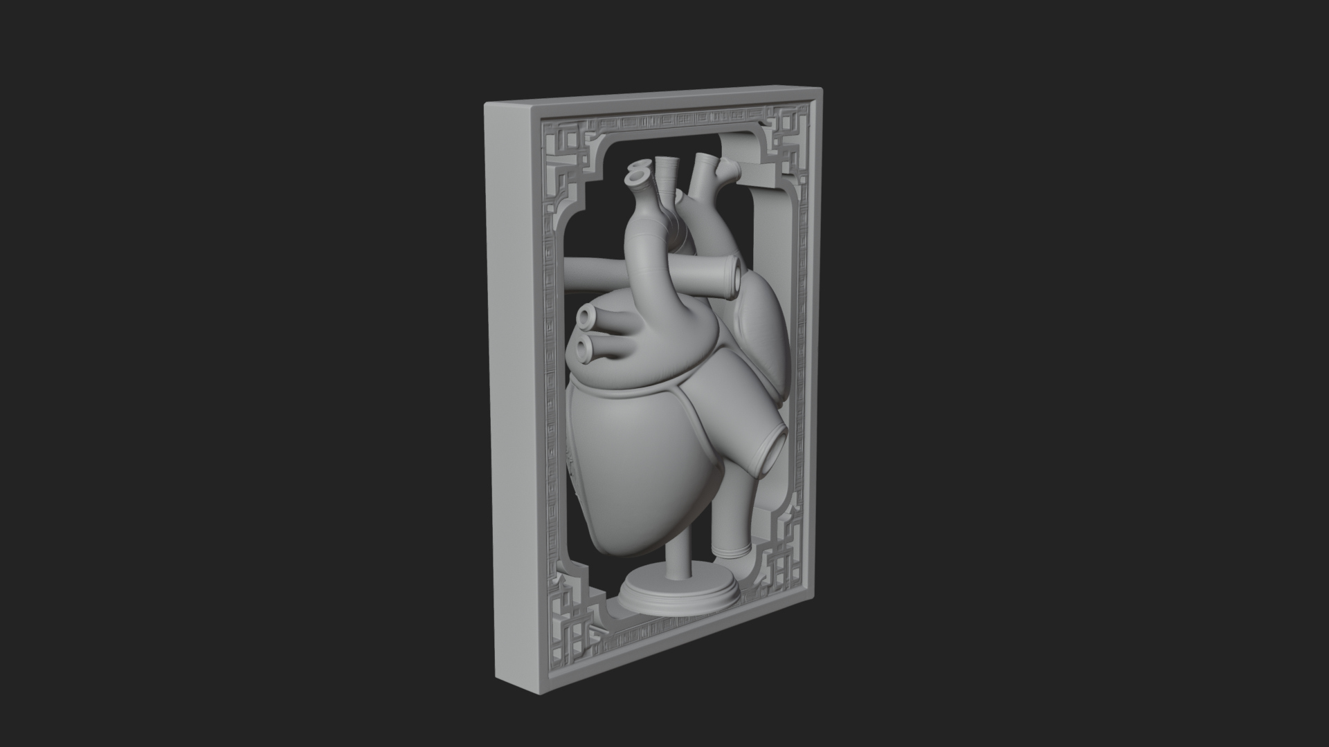 Anatomical Human Heart Model Design 29 3D Print Model 3D Model