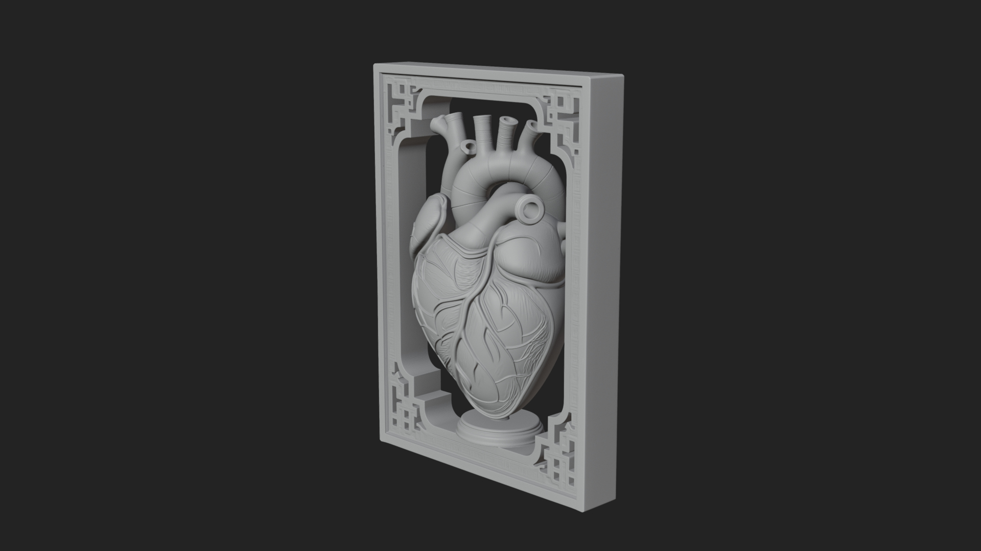 Anatomical Human Heart Model Design 29 3D Print Model 3D Model