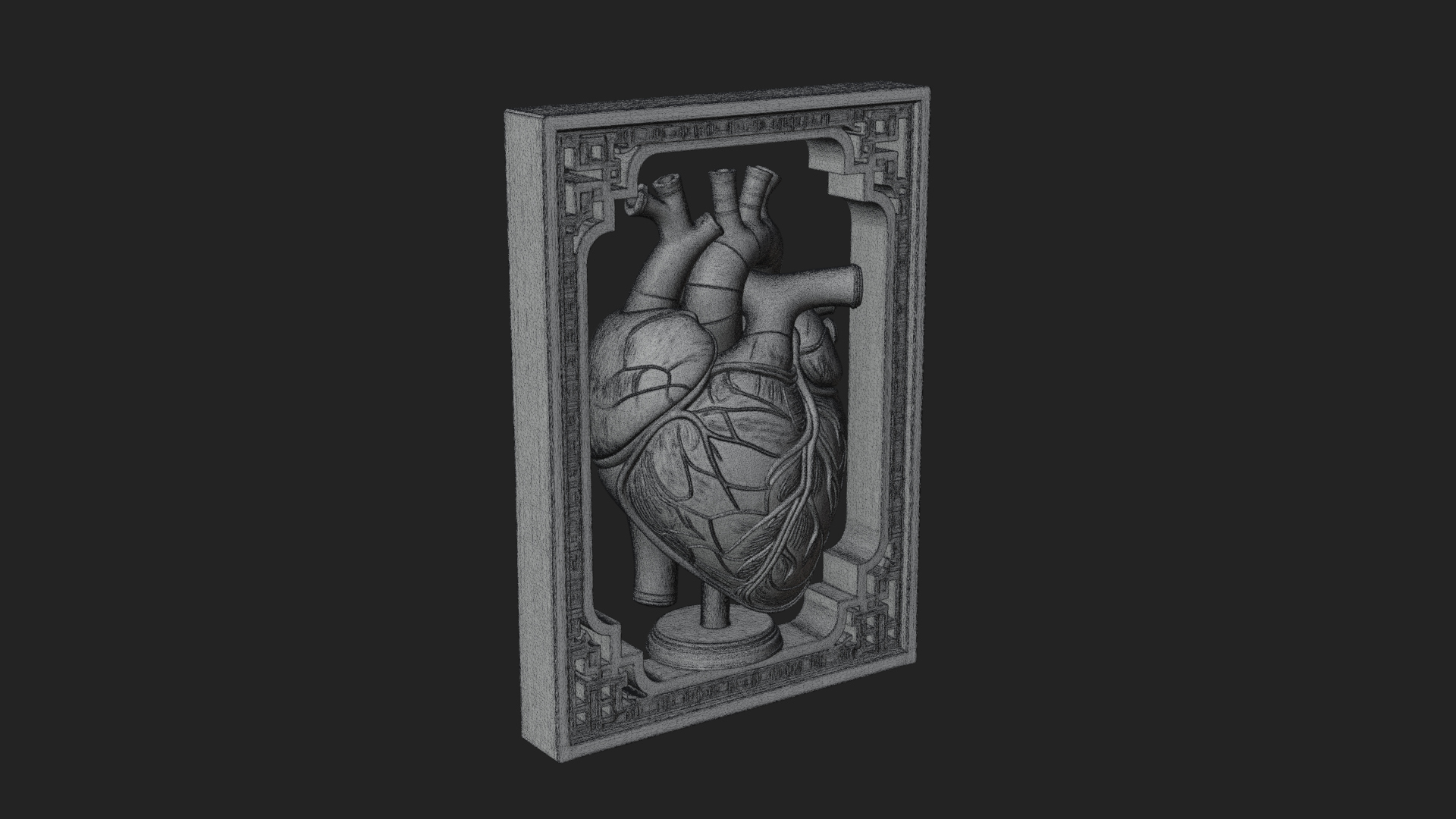 Anatomical Human Heart Model Design 29 3D Print Model 3D Model
