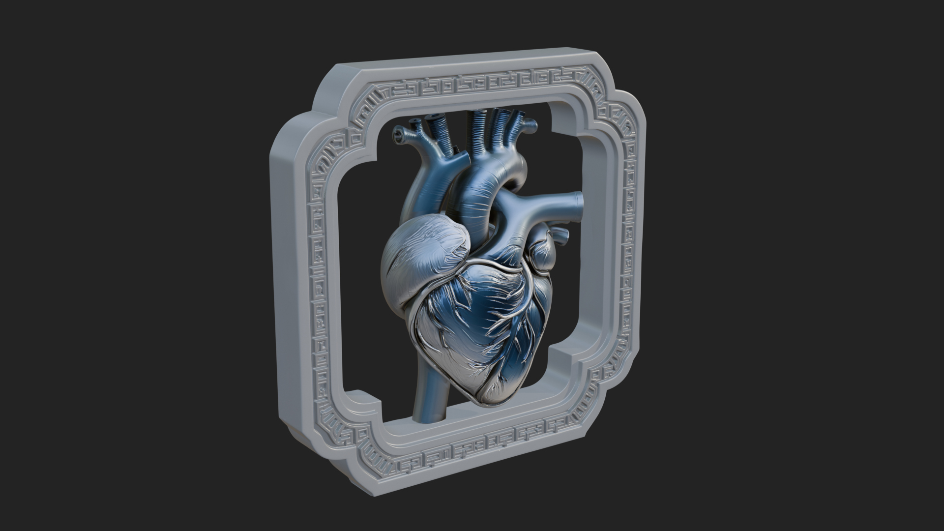 Anatomical Human Heart Model Design 30 3D Print Model 3D Model