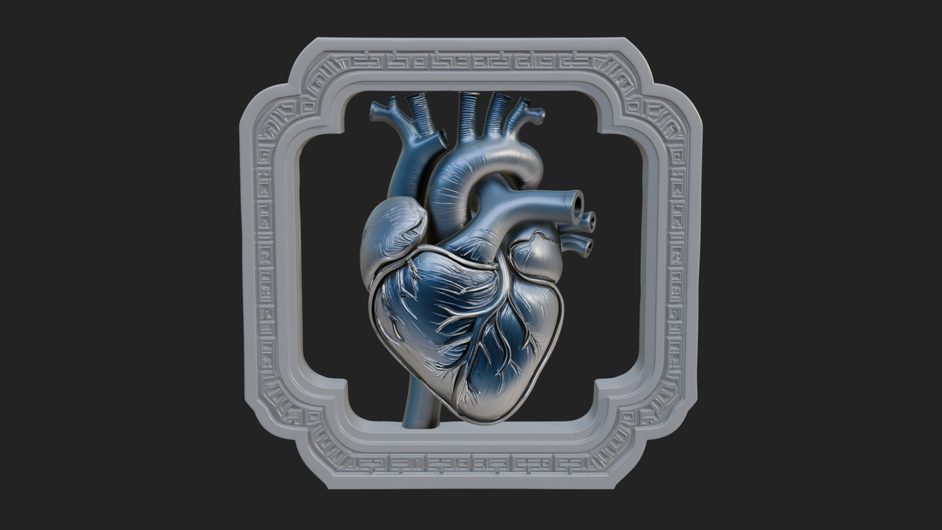 Anatomical Human Heart Model Design 30 3D Print Model 3D Model
