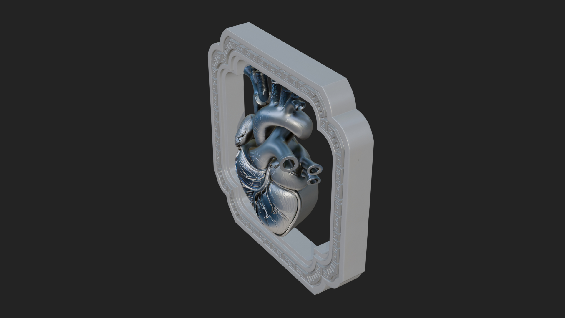 Anatomical Human Heart Model Design 30 3D Print Model 3D Model
