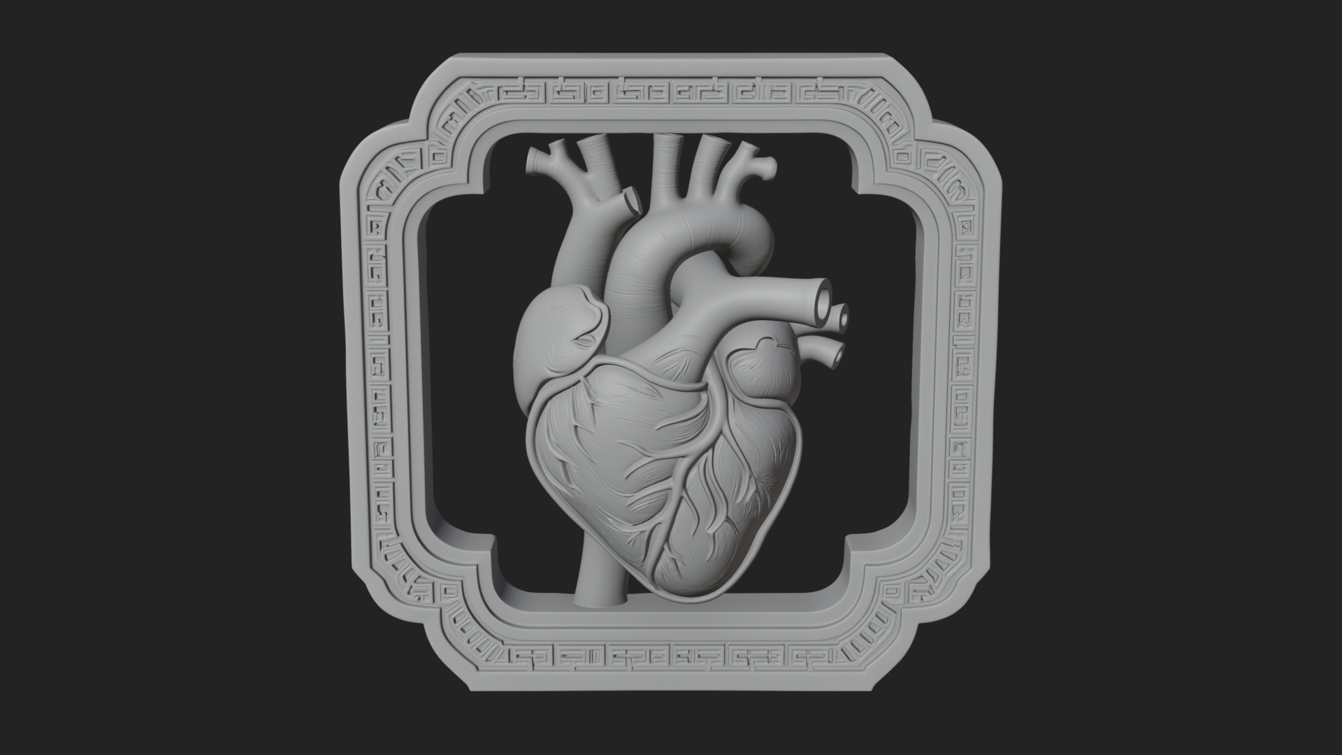 Anatomical Human Heart Model Design 30 3D Print Model 3D Model