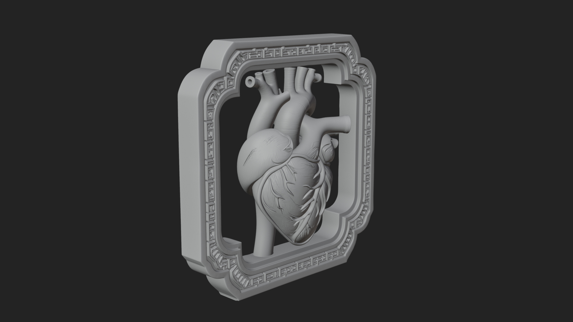 Anatomical Human Heart Model Design 30 3D Print Model 3D Model