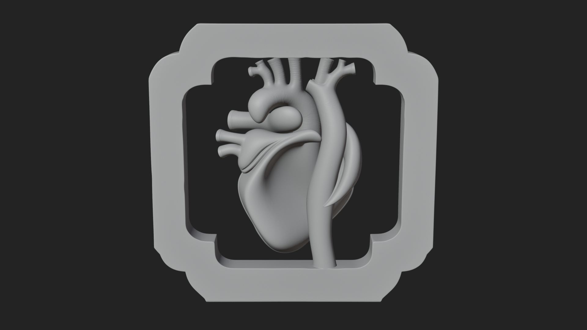 Anatomical Human Heart Model Design 30 3D Print Model 3D Model