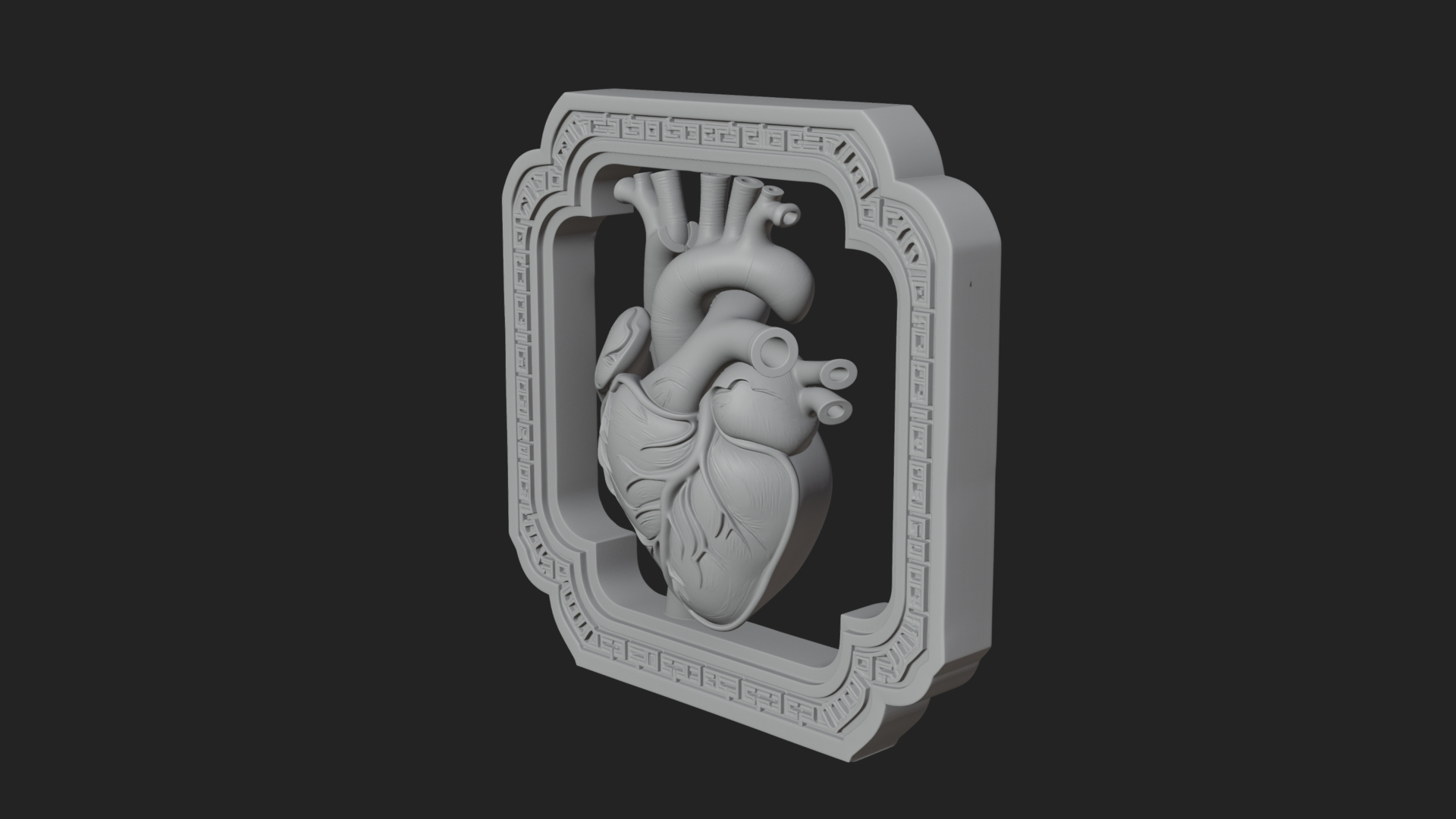 Anatomical Human Heart Model Design 30 3D Print Model 3D Model