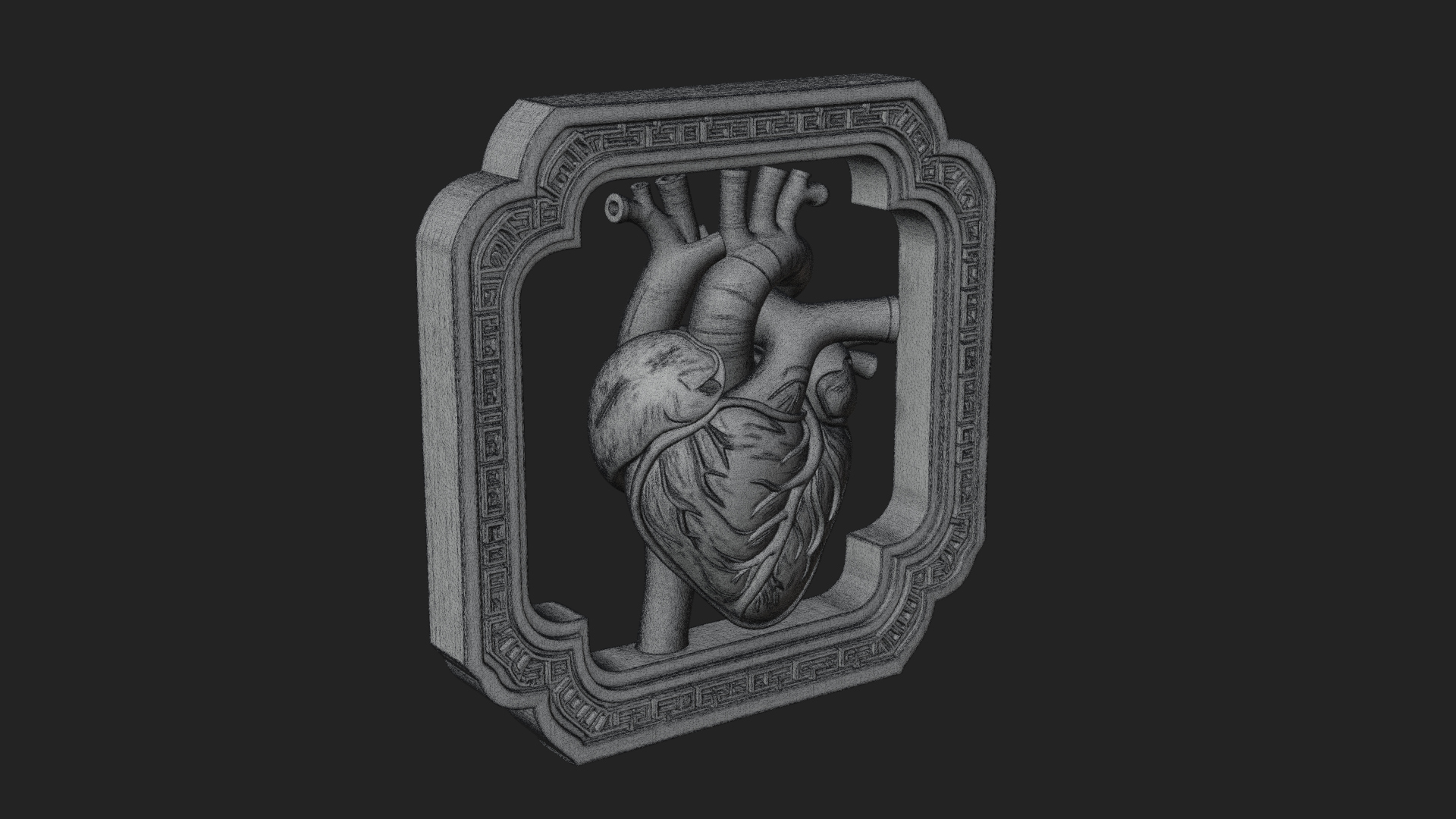 Anatomical Human Heart Model Design 30 3D Print Model 3D Model