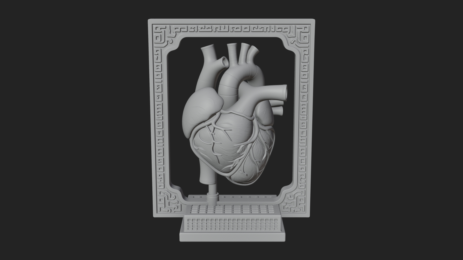 Anatomical Human Heart Model Design 31 3D Print Model 3D Model