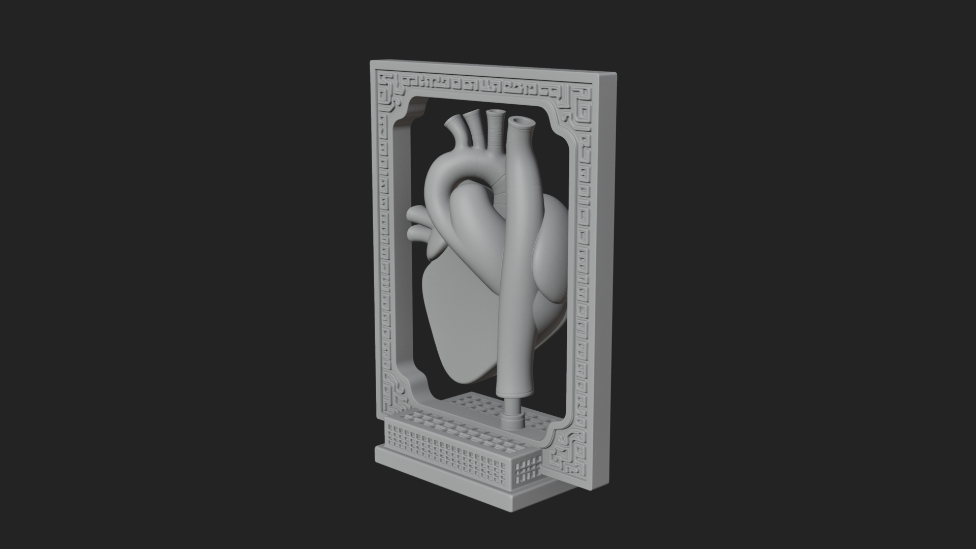 Anatomical Human Heart Model Design 31 3D Print Model 3D Model