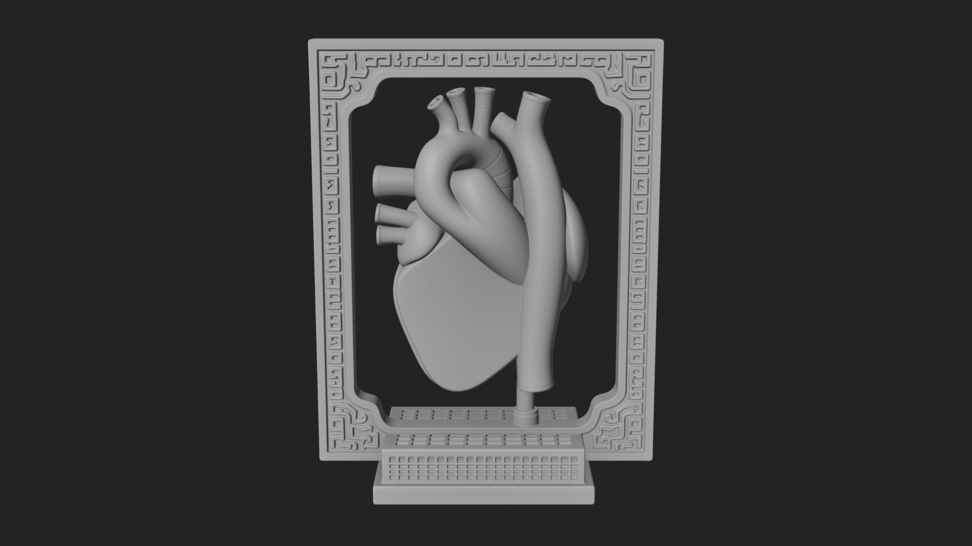 Anatomical Human Heart Model Design 31 3D Print Model 3D Model