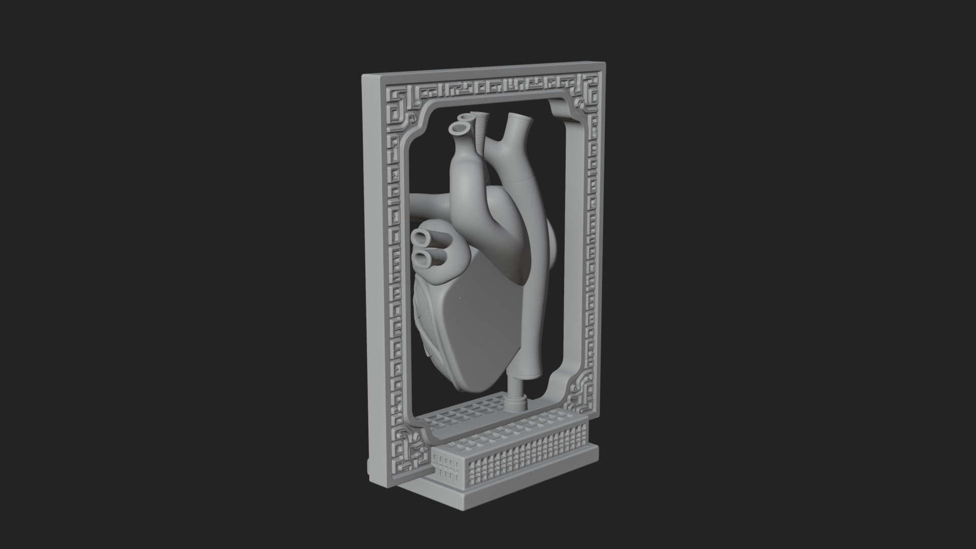 Anatomical Human Heart Model Design 31 3D Print Model 3D Model