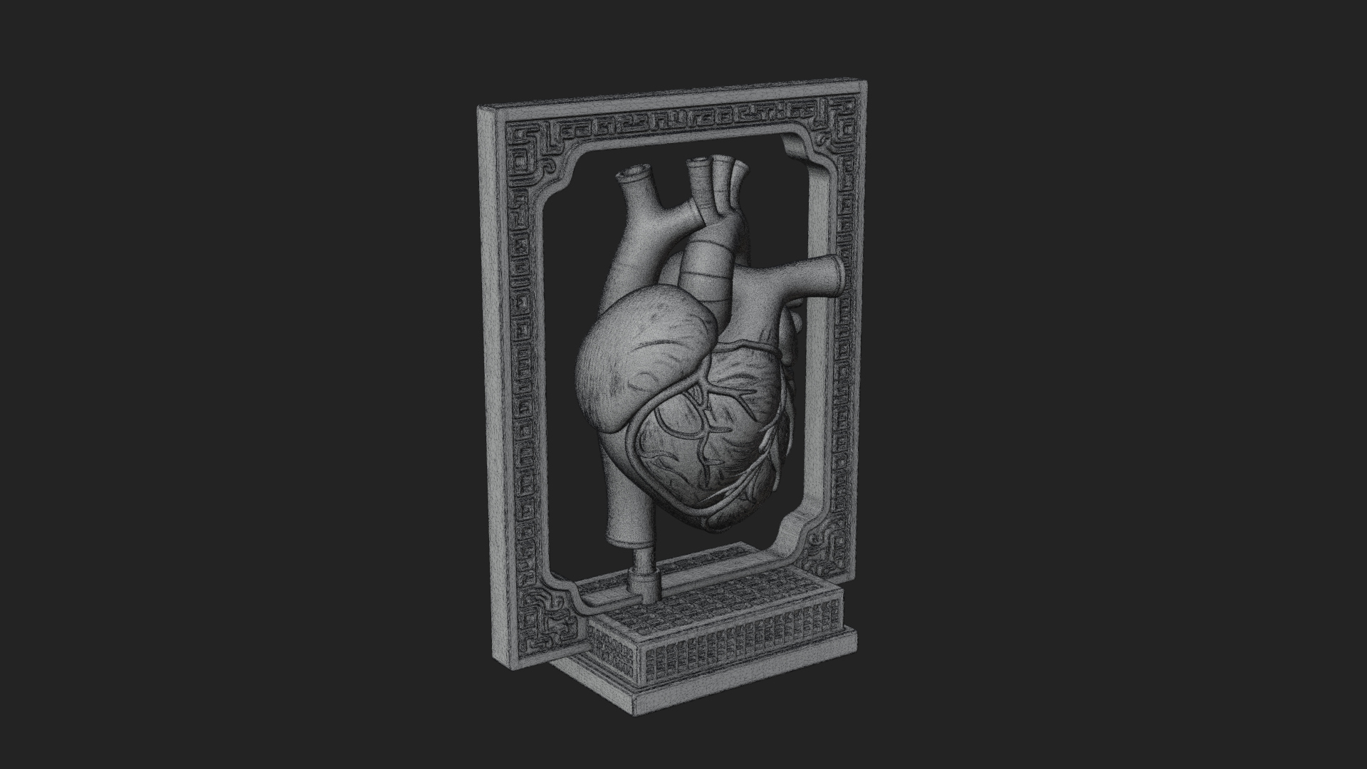 Anatomical Human Heart Model Design 31 3D Print Model 3D Model
