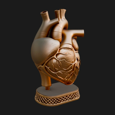 Anatomical Human Heart Model Design 32 3D Print Model