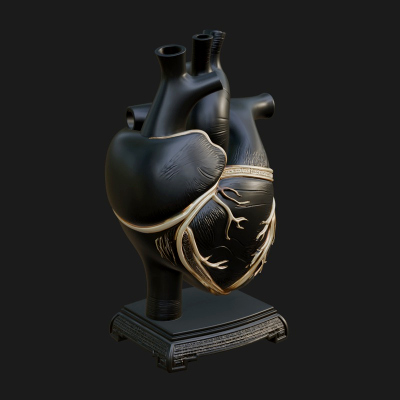 Anatomical Human Heart Model Design 35 3D Print Model