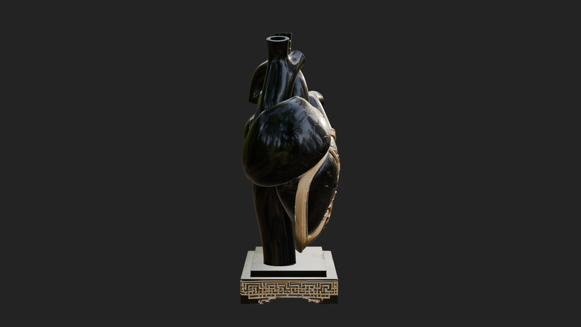 Anatomical Human Heart Model Design 36 3D Print Model 3D Model
