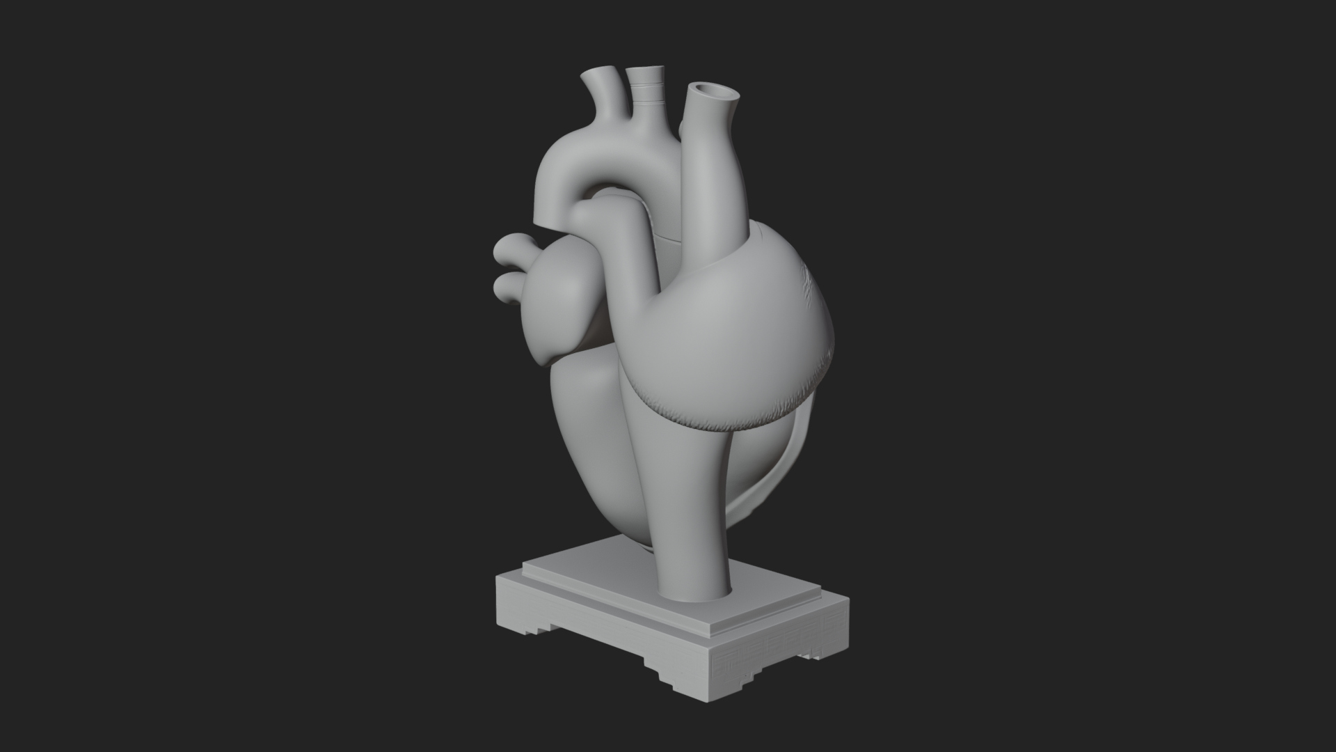 Anatomical Human Heart Model Design 36 3D Print Model 3D Model