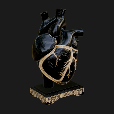 Anatomical Human Heart Model Design 36 3D Print Model