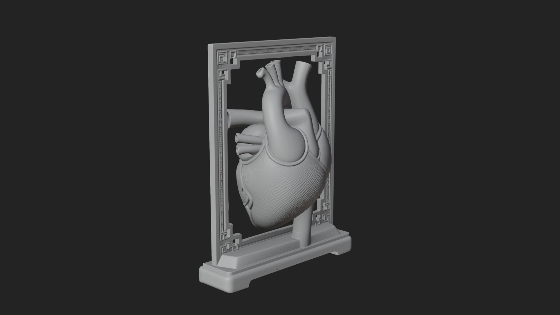 Anatomical Human Heart Model Design 38 3D Print Model 3D Model