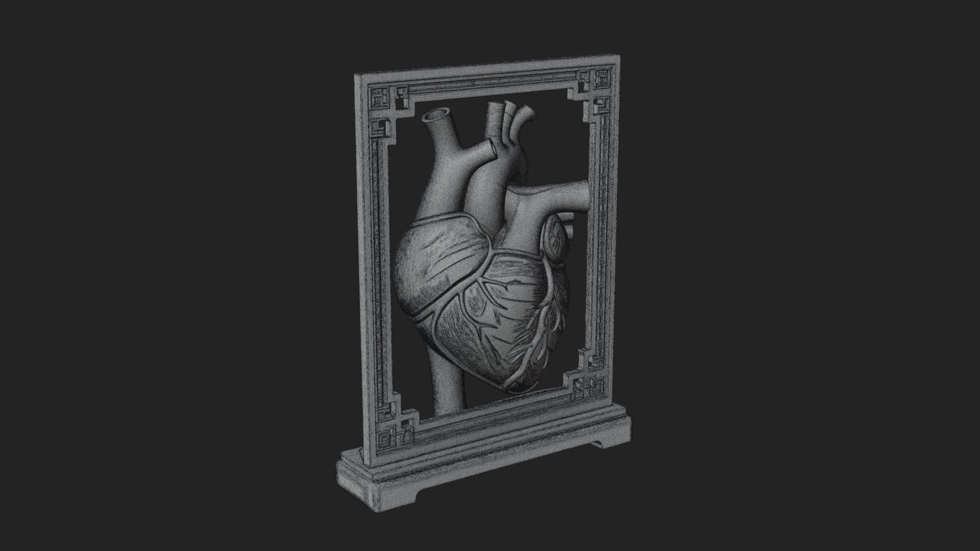 Anatomical Human Heart Model Design 38 3D Print Model 3D Model