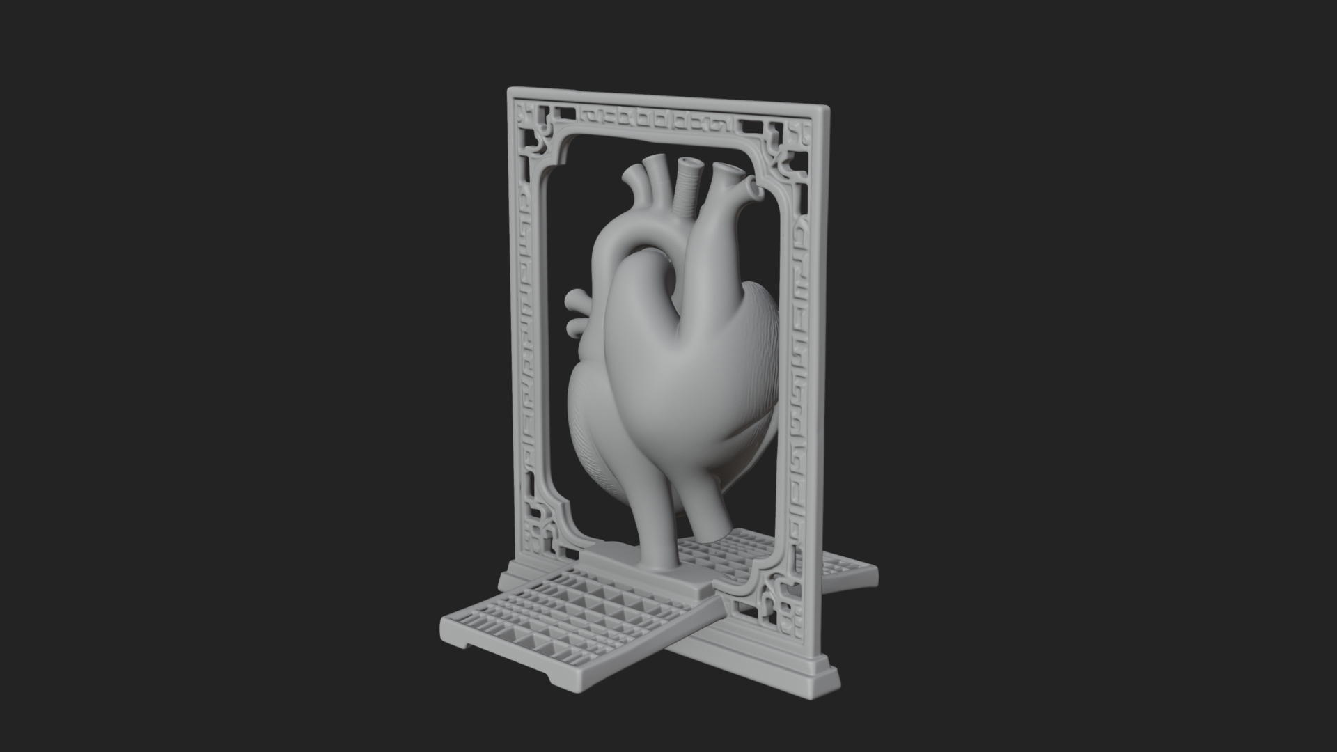Anatomical Human Heart Model Design 39 3D Print Model 3D Model