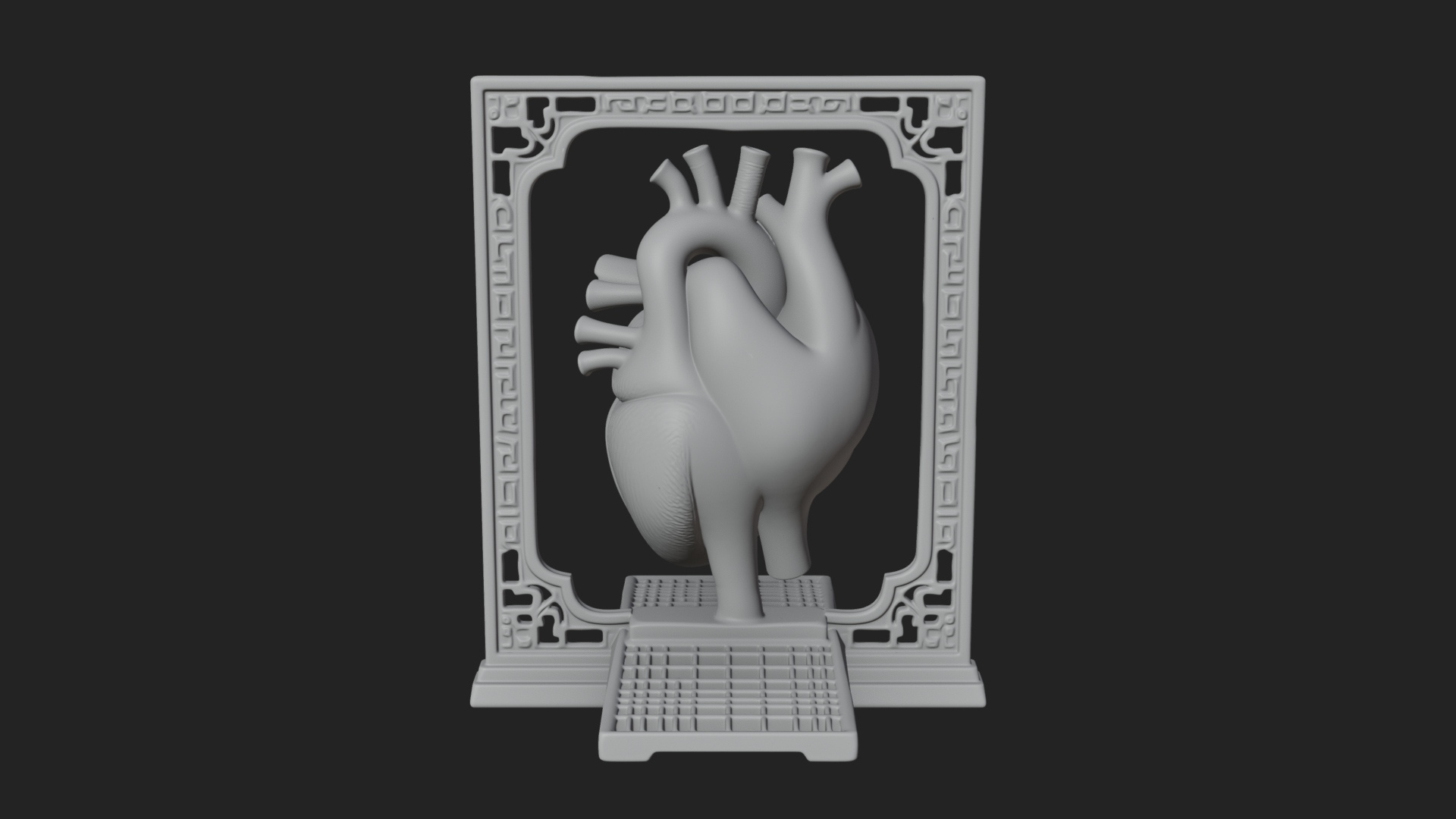 Anatomical Human Heart Model Design 39 3D Print Model 3D Model