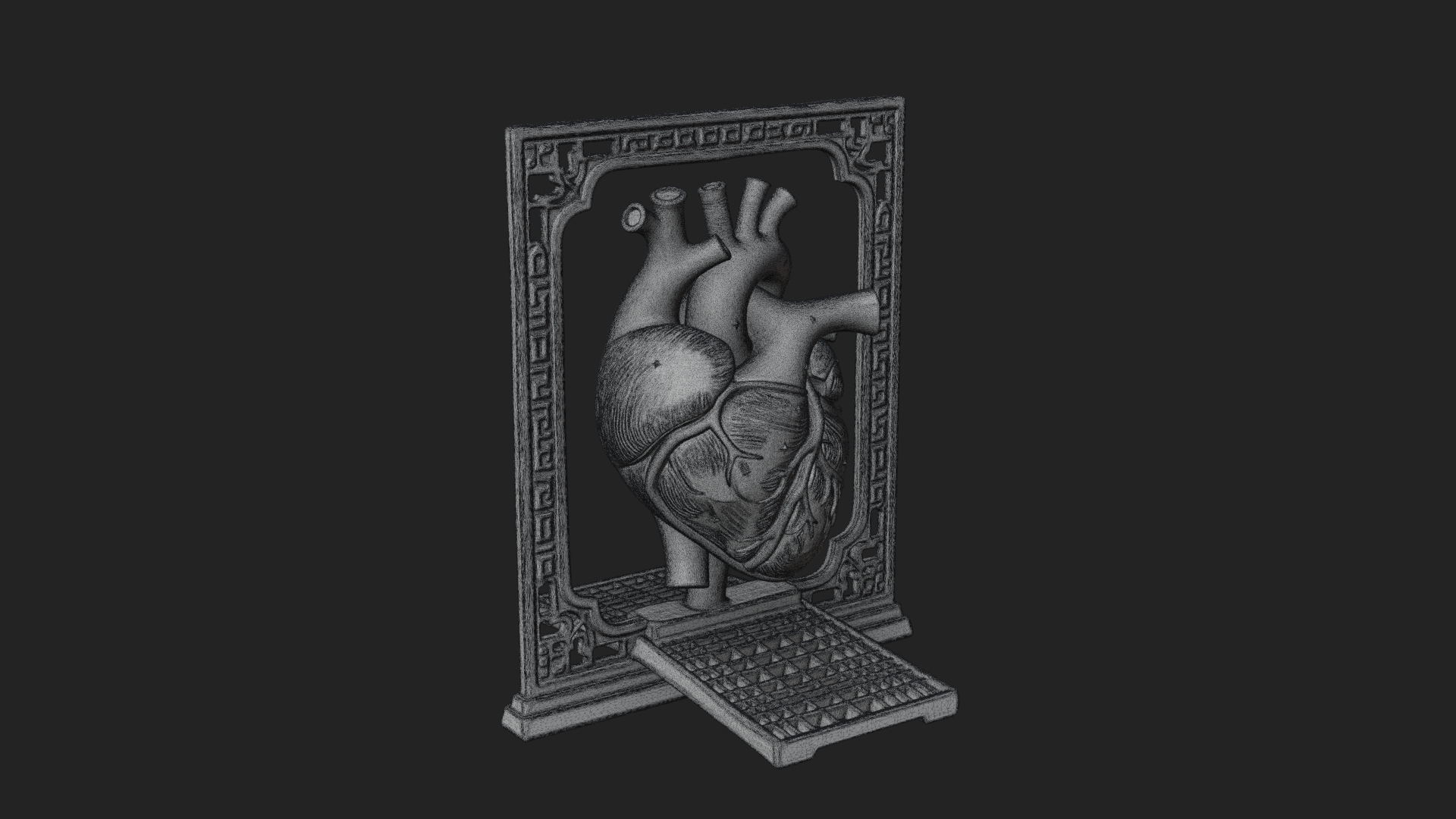 Anatomical Human Heart Model Design 39 3D Print Model 3D Model