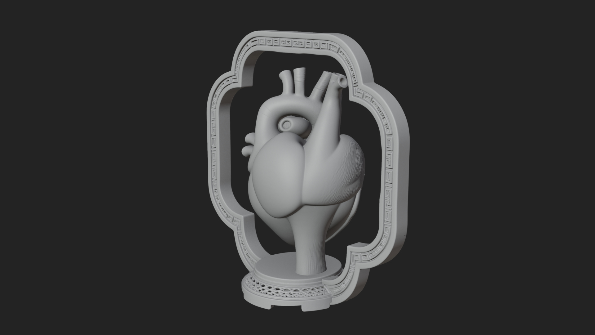 Anatomical Human Heart Model Design 40 3D Print Model 3D Model