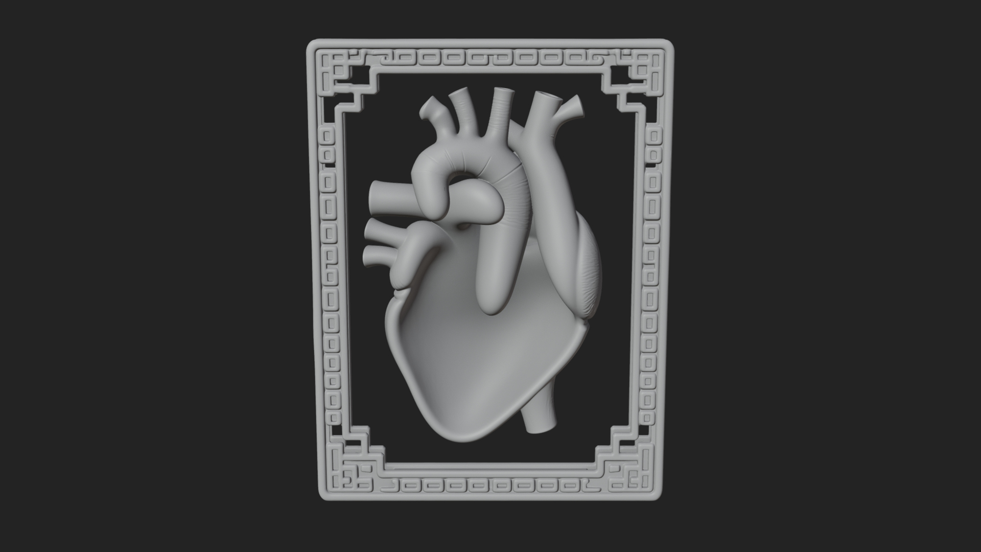 Anatomical Human Heart Model Design 41 3D Print Model 3D Model