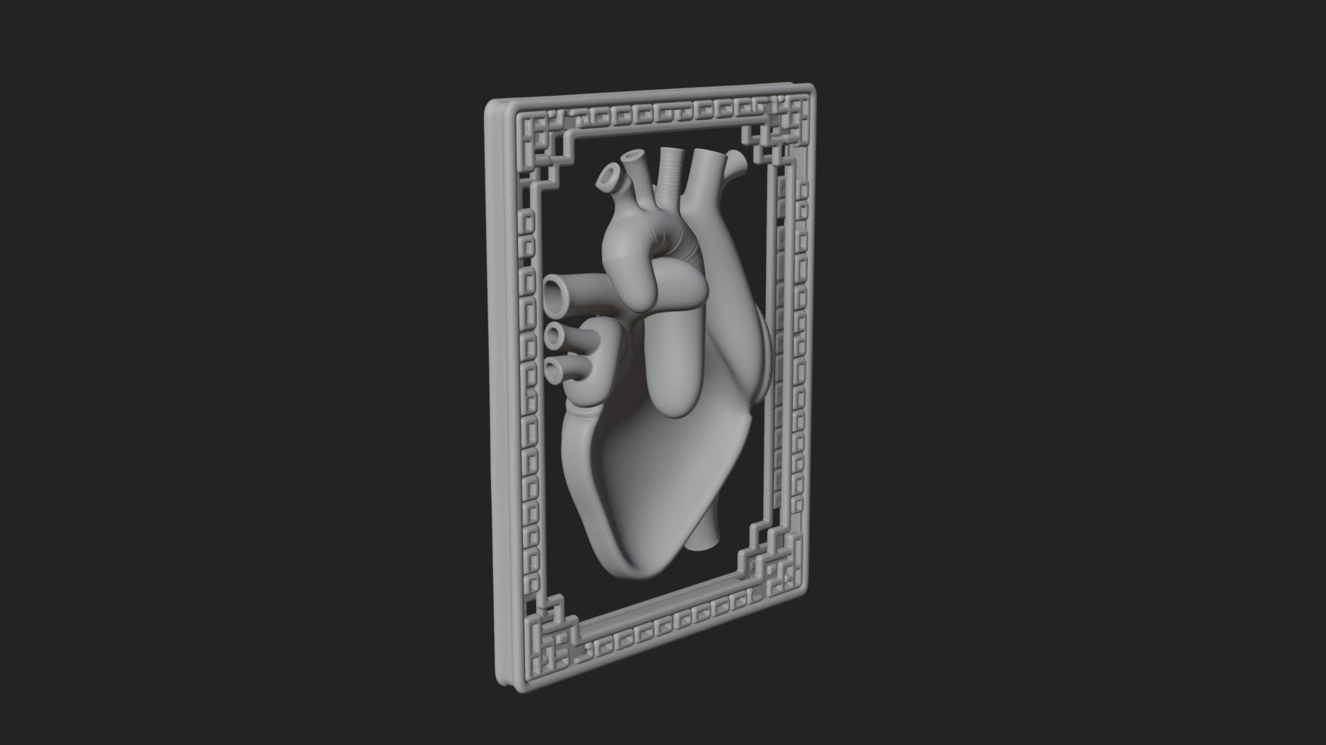 Anatomical Human Heart Model Design 41 3D Print Model 3D Model