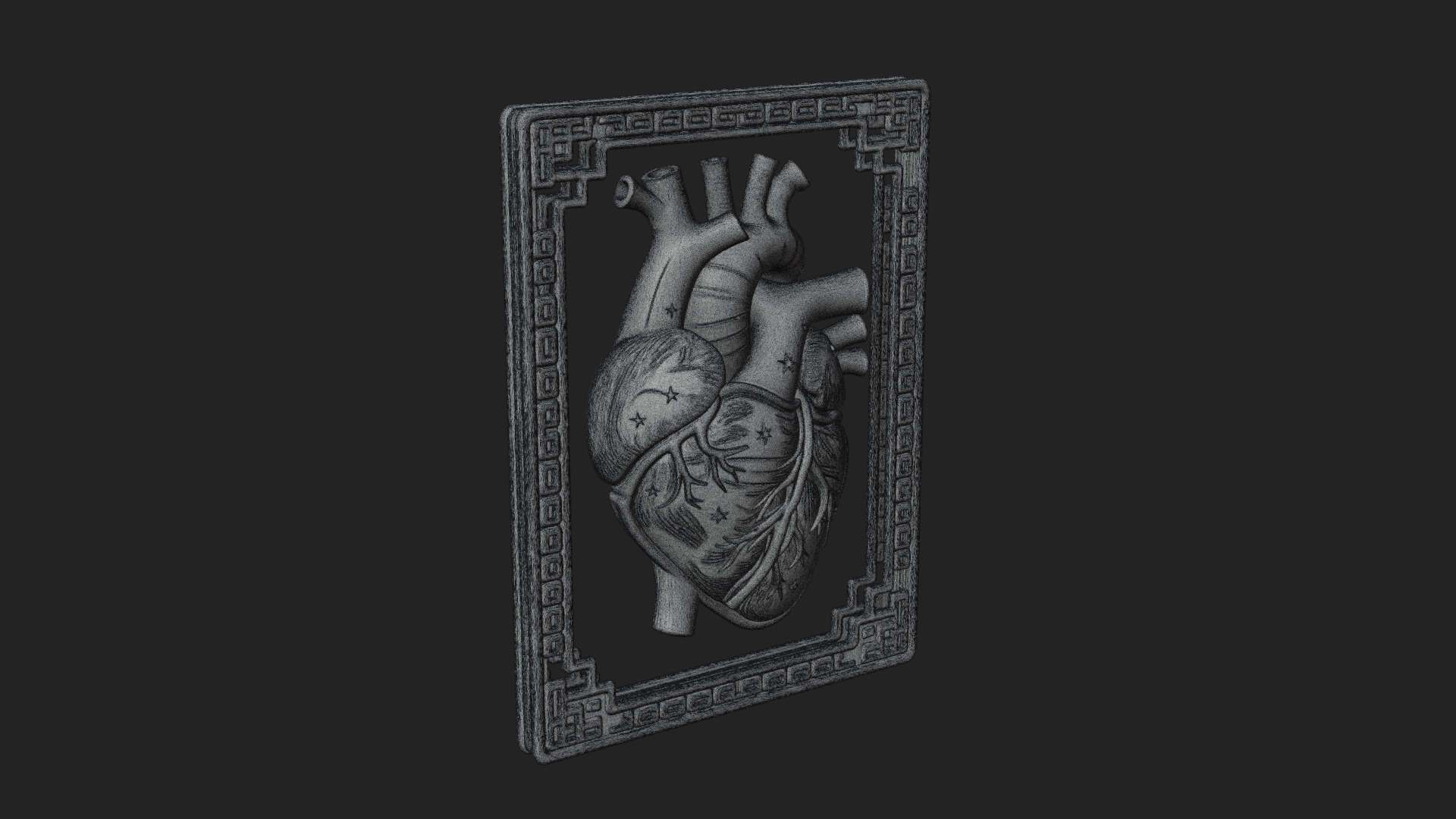 Anatomical Human Heart Model Design 41 3D Print Model 3D Model